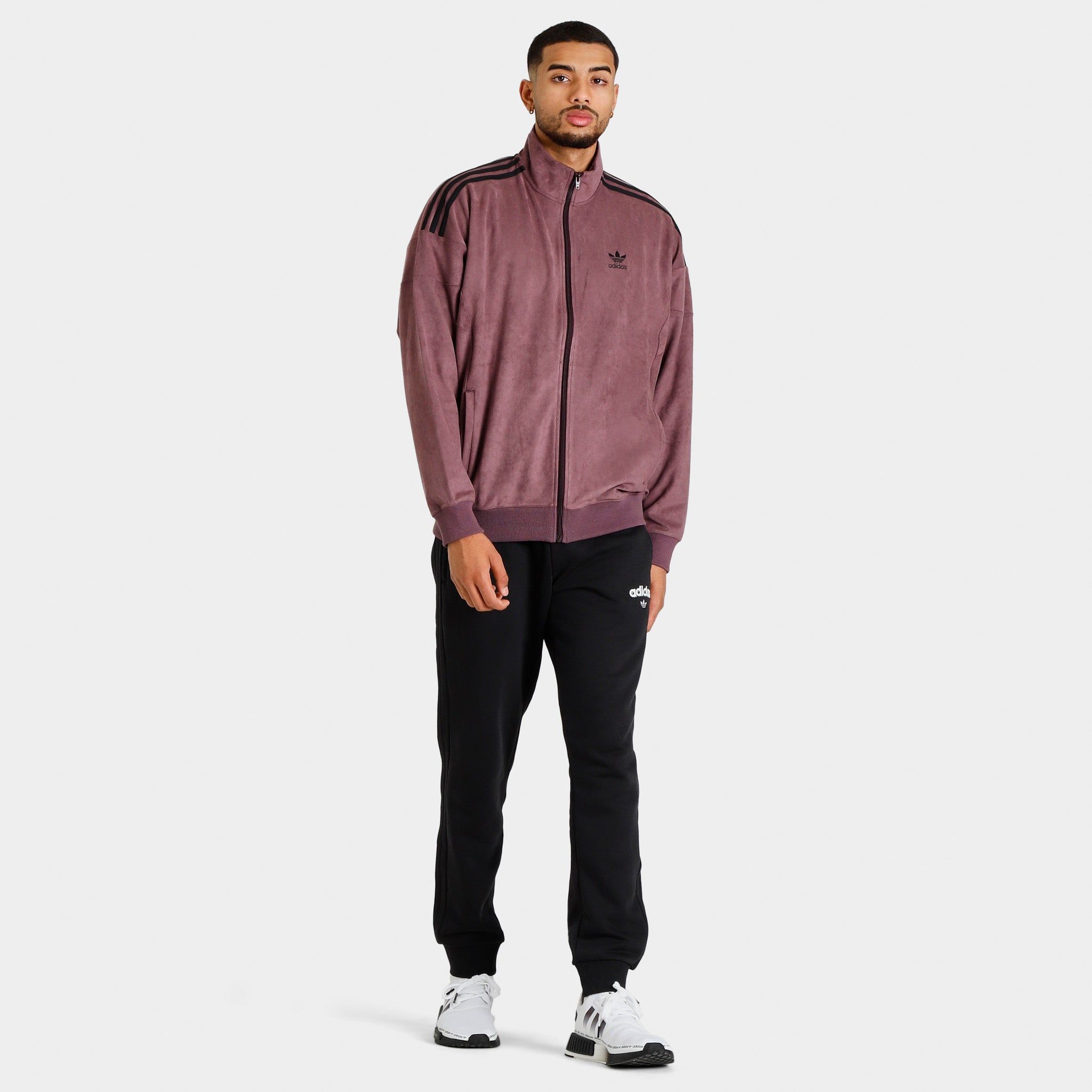 adidas Originals Adicolor Classics Plush Track Jacket / Shadow Maroon sold by JD Sports product image thumbnail 5