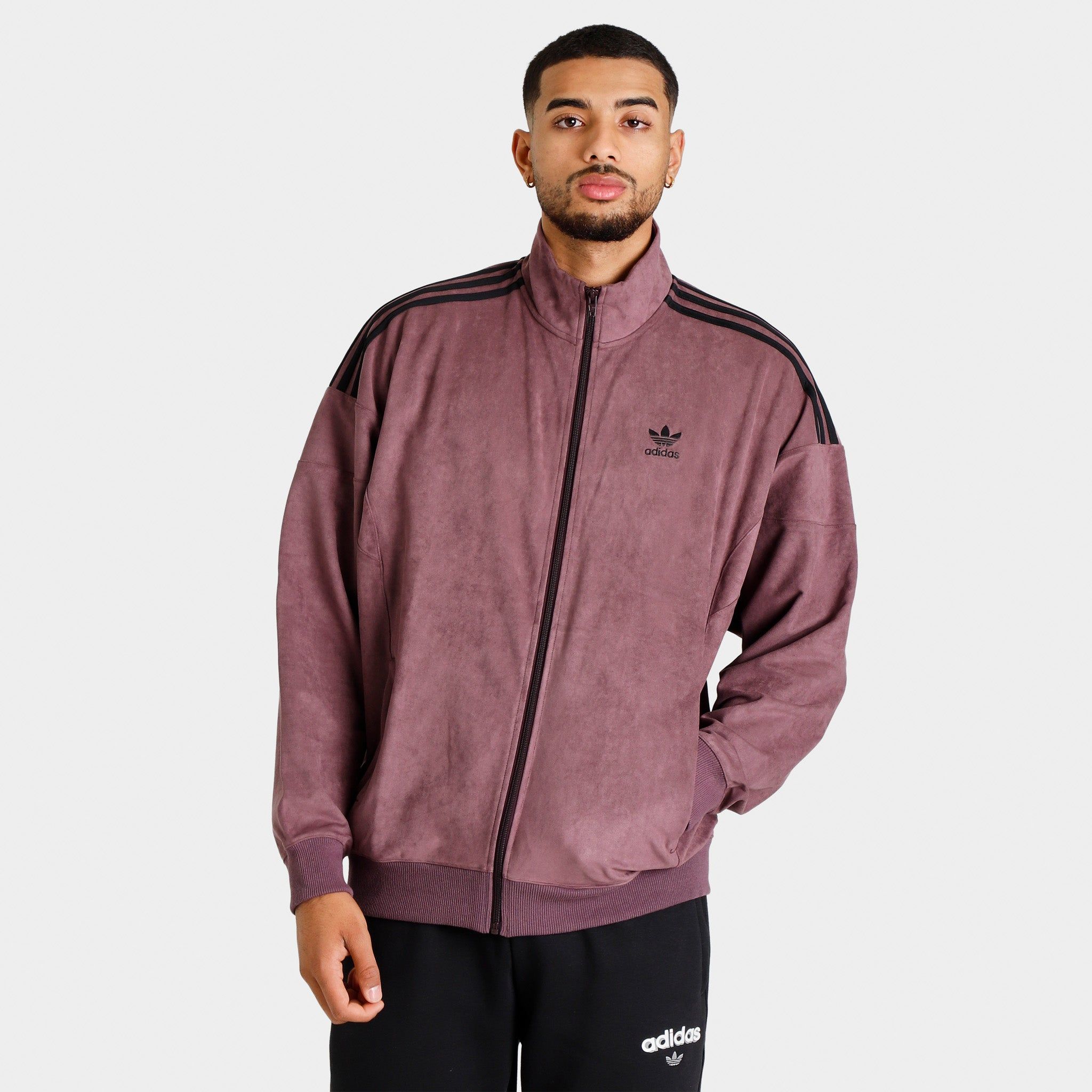 adidas Originals Adicolor Classics Plush Track Jacket / Shadow Maroon sold by JD Sports