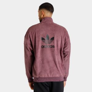 adidas Originals Adicolor Classics Plush Track Jacket / Shadow Maroon sold by JD Sports