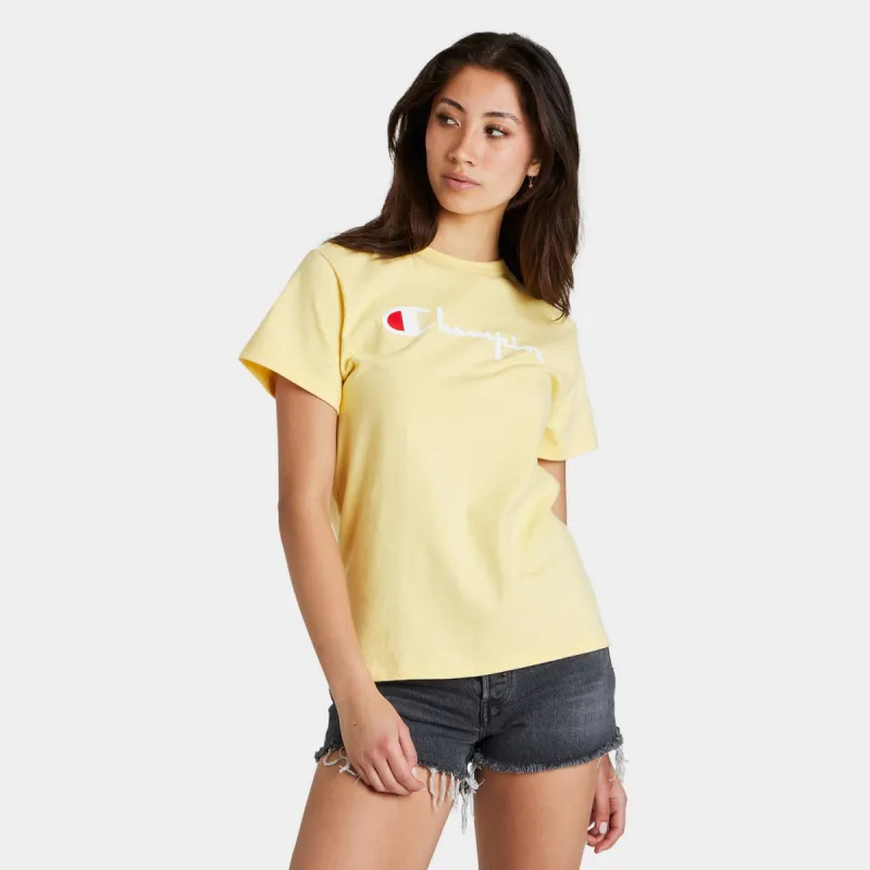 Champion Women's The Heritage T-shirt / Buttered Popcorn sold by JD Sports