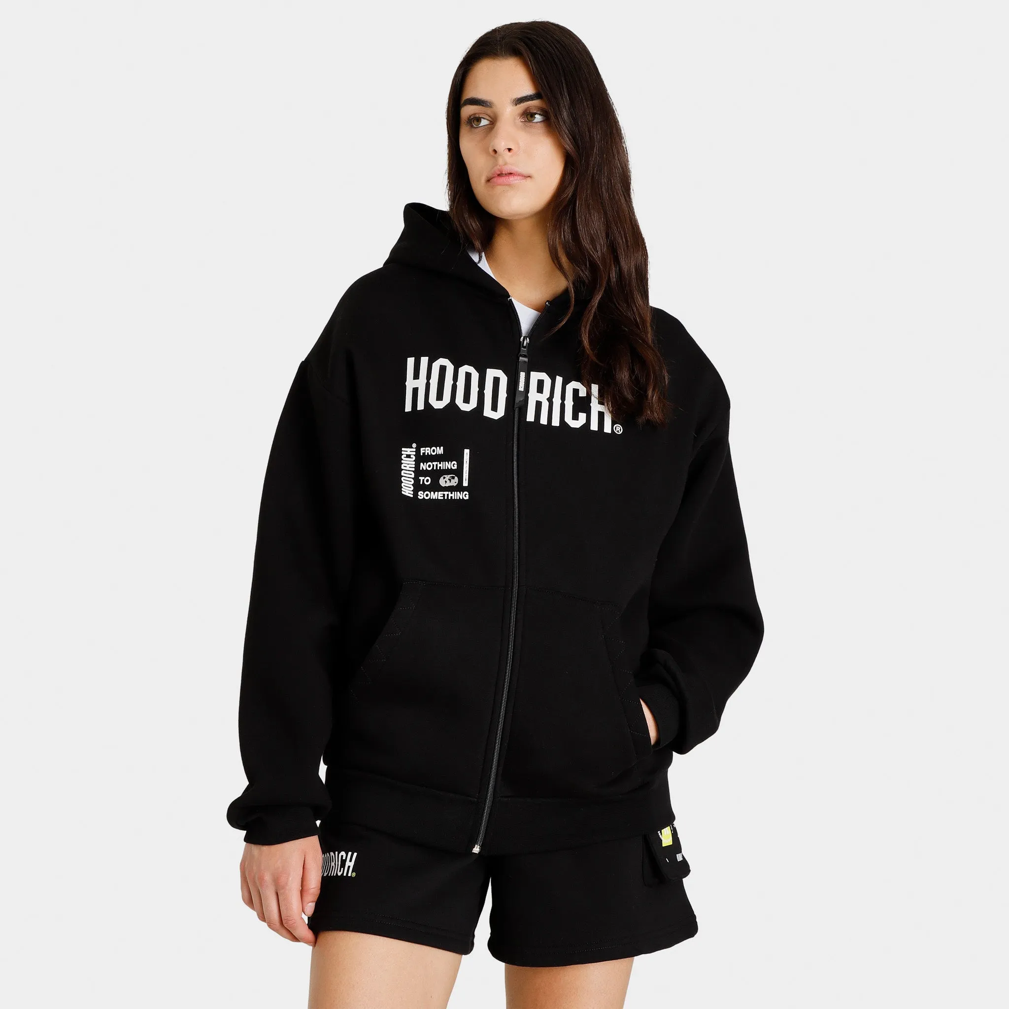 Hoodrich Women's OG Frenzy Full Zip Hoodie / Black sold by JD Sports