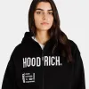 Hoodrich Women's OG Frenzy Full Zip Hoodie / Black sold by JD Sports