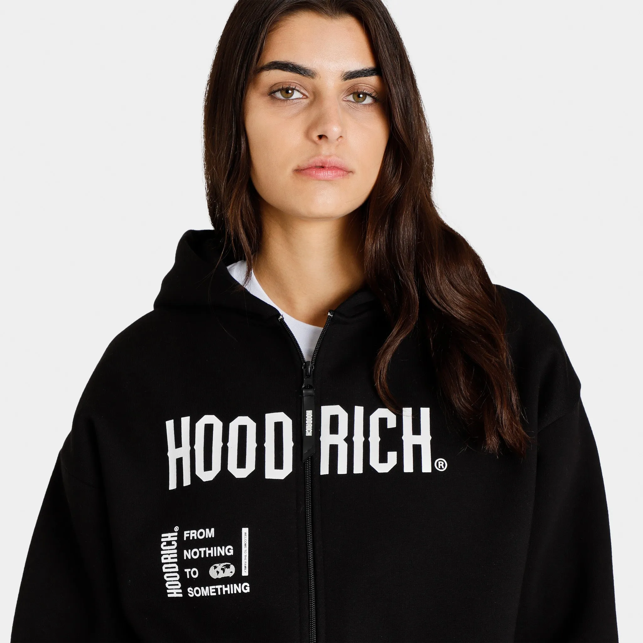 Hoodrich Women's OG Frenzy Full Zip Hoodie / Black sold by JD Sports product image thumbnail 3