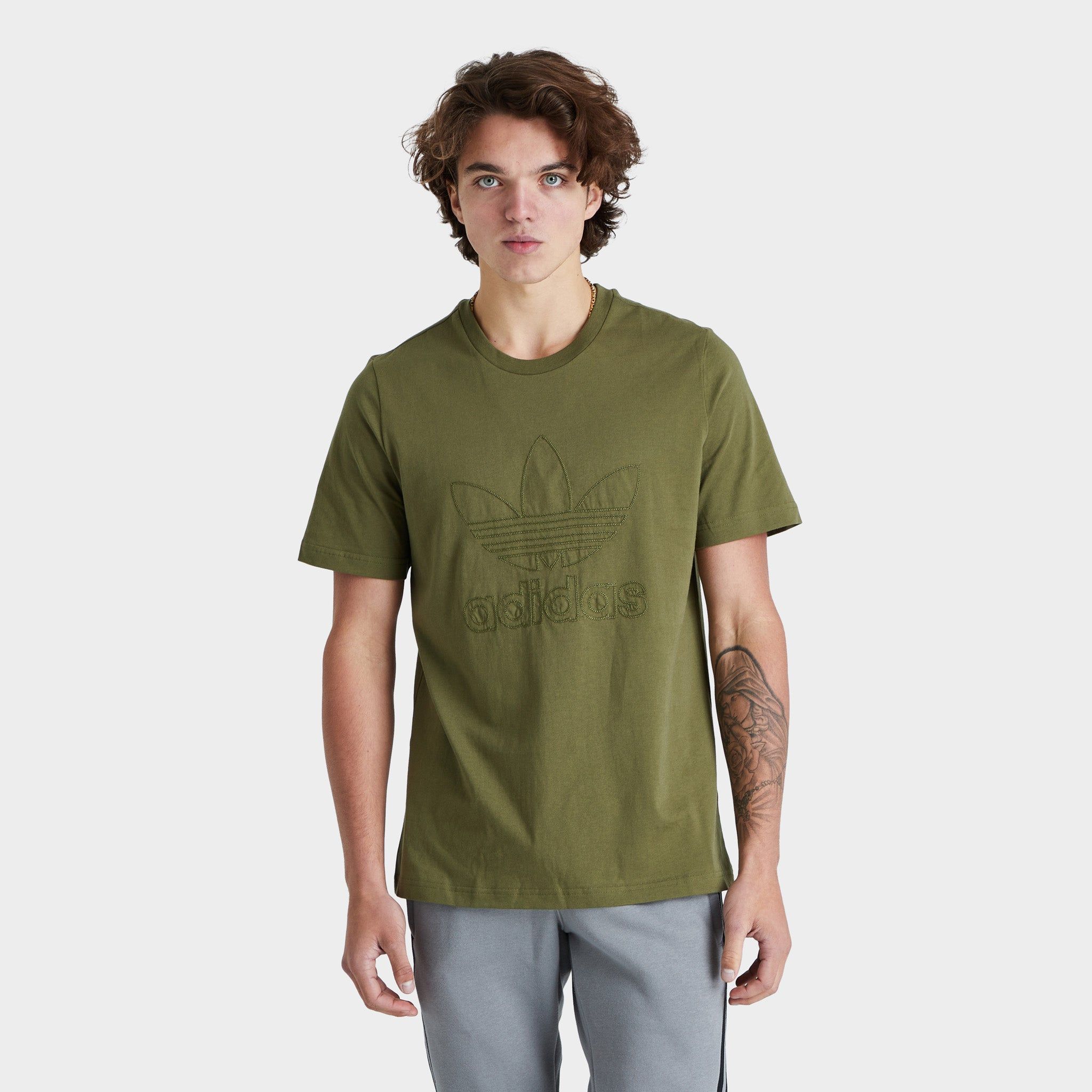 adidas Originals Graphics Trefoil Series T-shirt / Focus Olive sold by JD Sports product image thumbnail 3