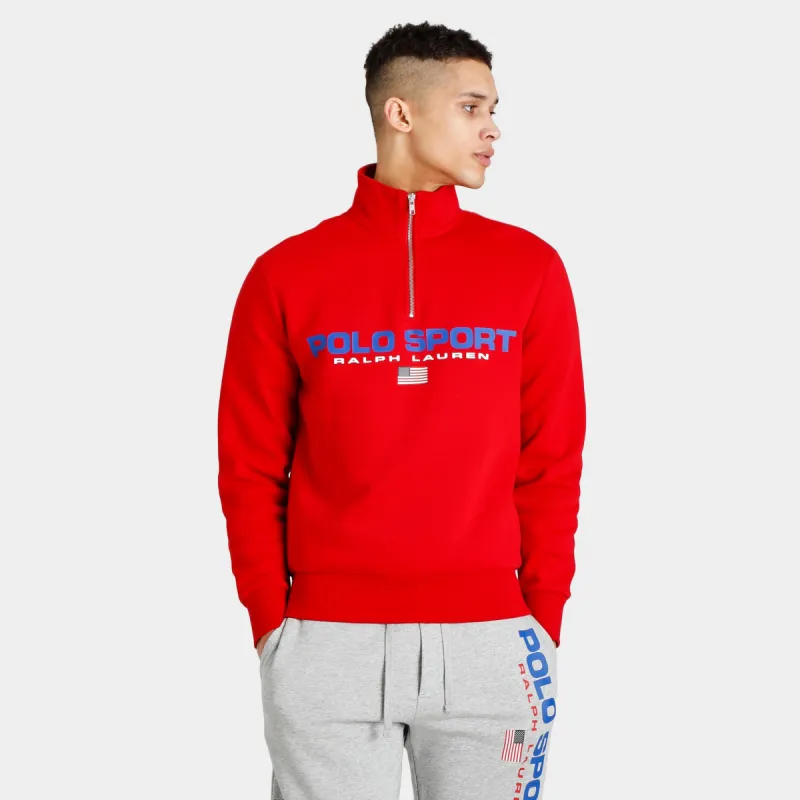 Polo Ralph Lauren Sport Quarter Zip / RL 2000 Red sold by JD Sports