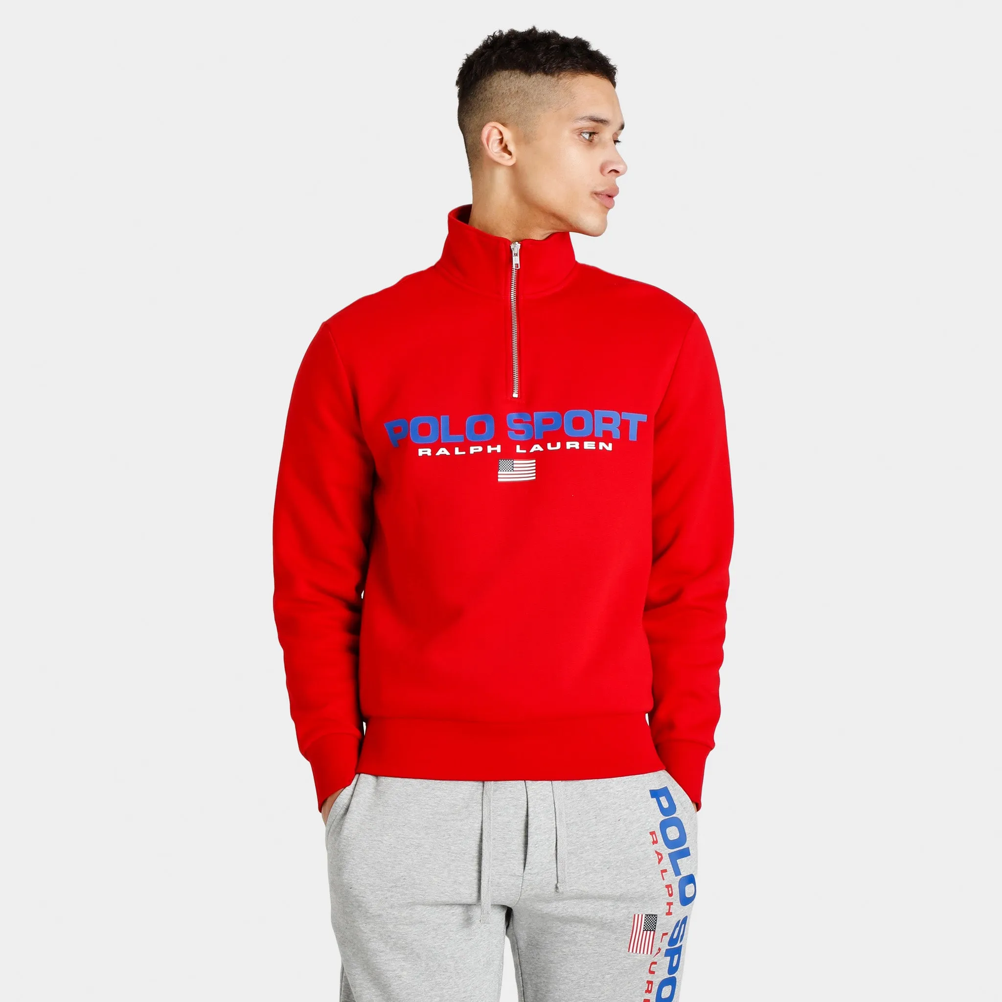 ラルフローレン POLO SPORTS NEW Ralph Lauren Polo Sport Mesh Quarter Zip Cycling
