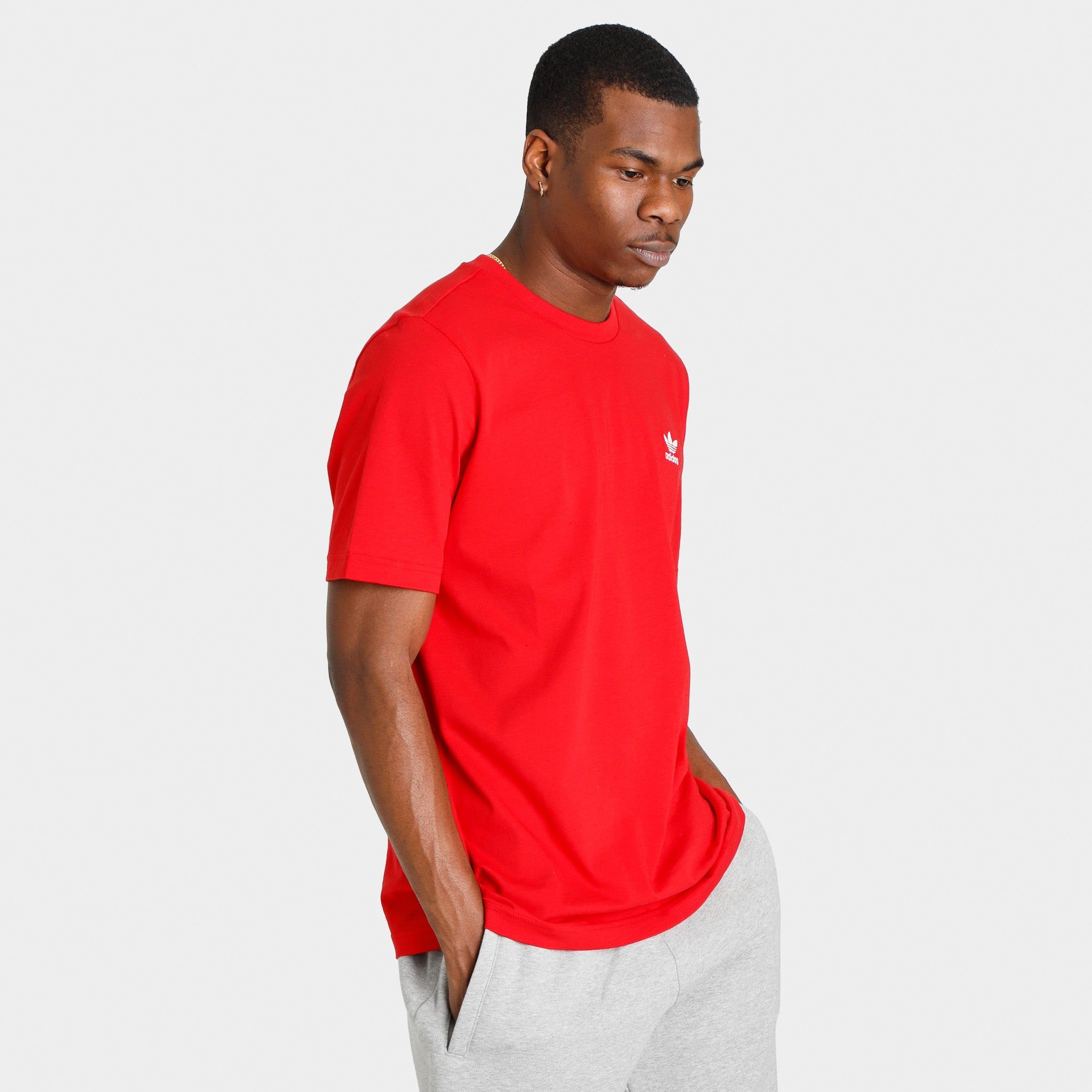 adidas Originals Trefoil Essentials T-shirt / Better Scarlet sold by JD Sports