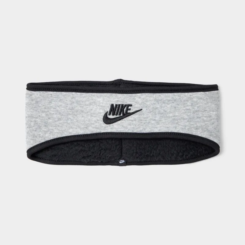Nike Club Fleece Headband 2.0 Dark Grey Heather / Black - Black sold by JD Sports
