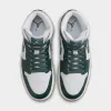 Jordan 1 Women's Mid White / Oxidized Green - Sail sold by JD Sports