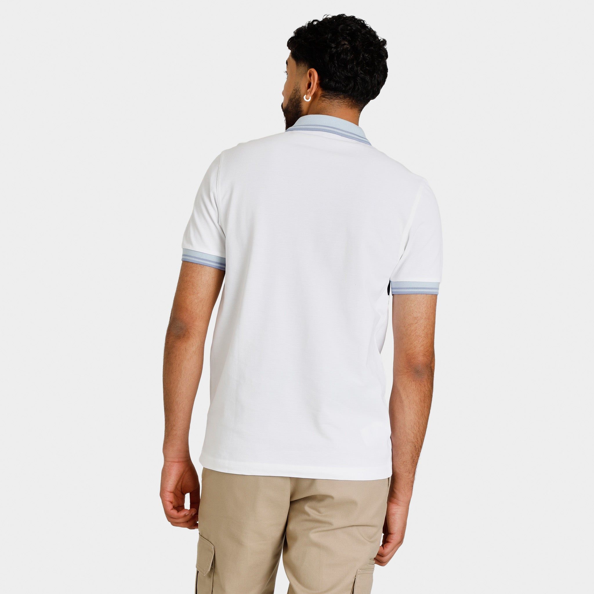 Fred Perry Panel Polo Shirt / White sold by JD Sports product image thumbnail 2