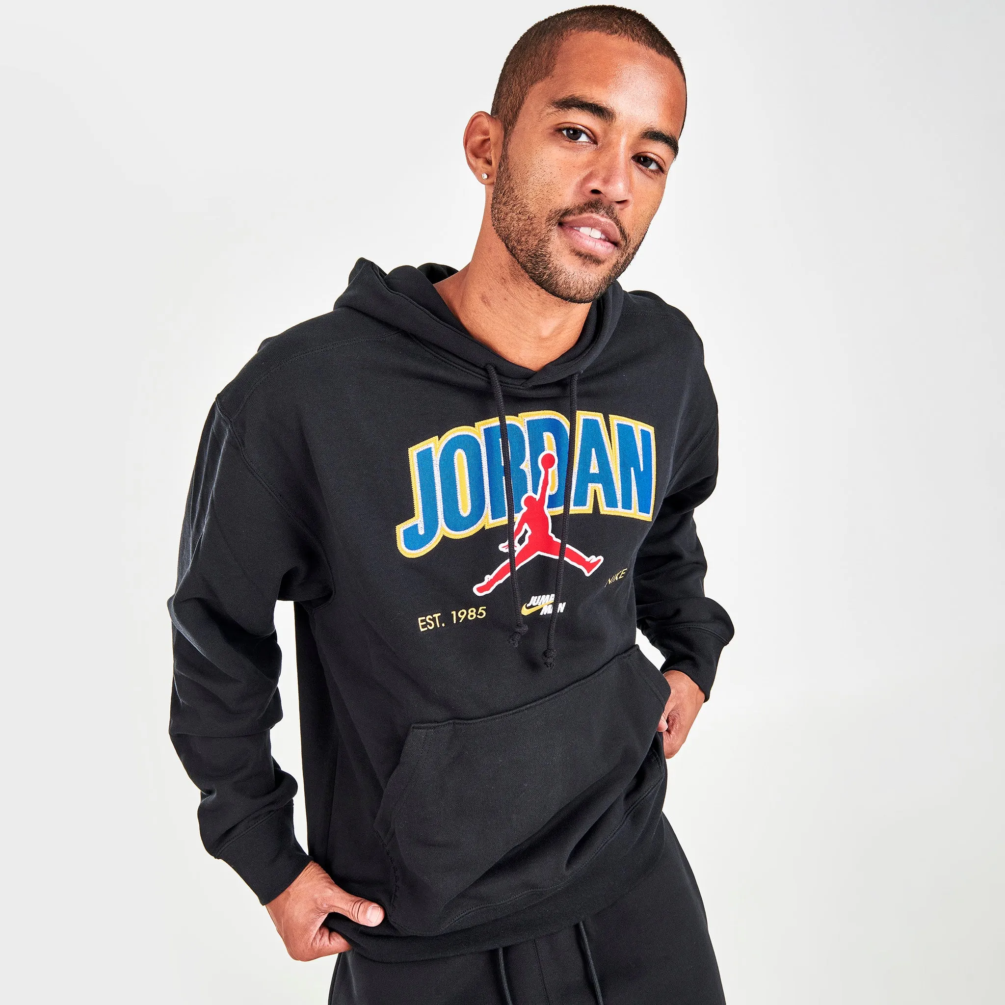 Jordan Jumpman Pullover Hoodie / Black sold by JD Sports