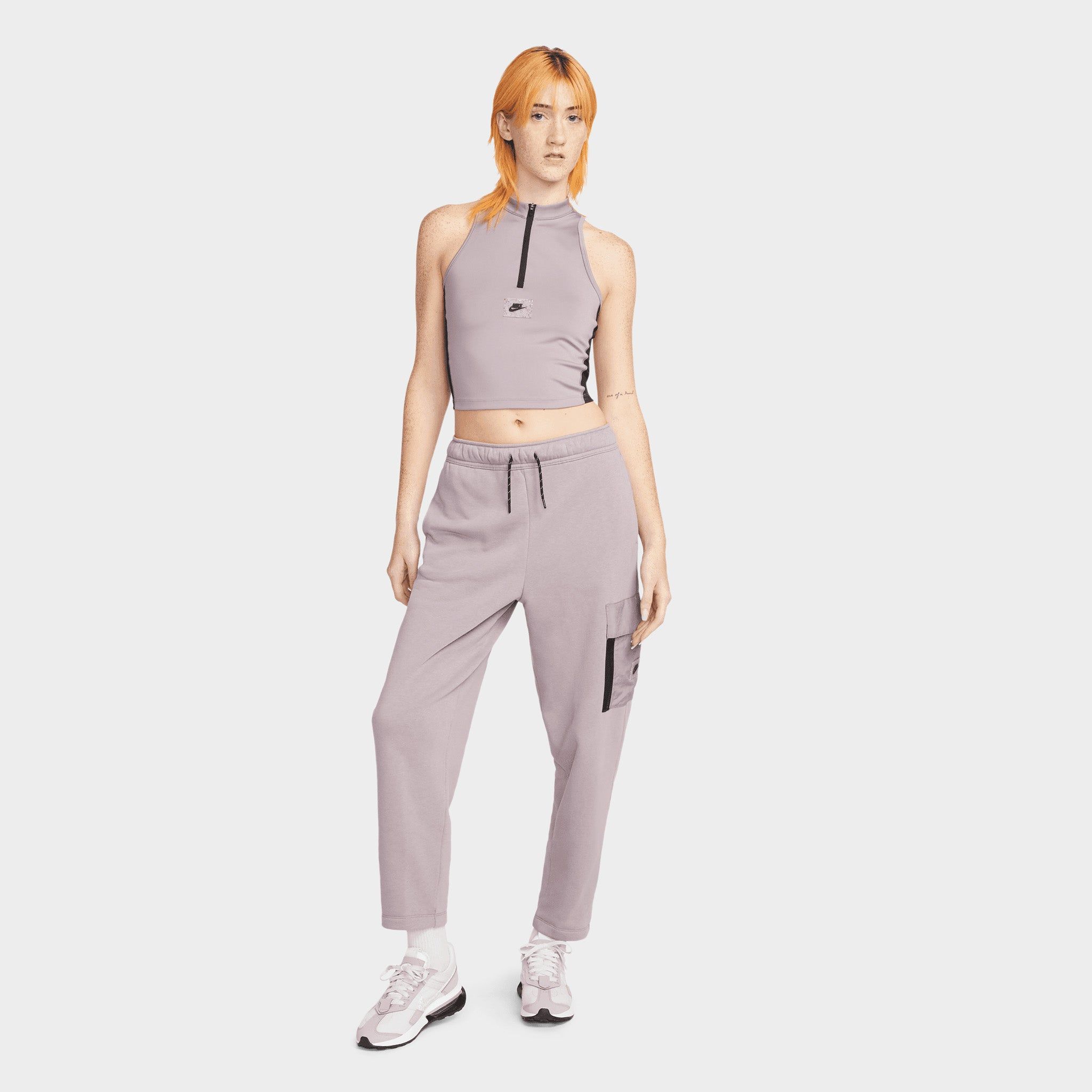Nike Women's Sportswear Cargo Fleece Pants Purple Smoke / Purple Smoke sold by JD Sports product image thumbnail 2