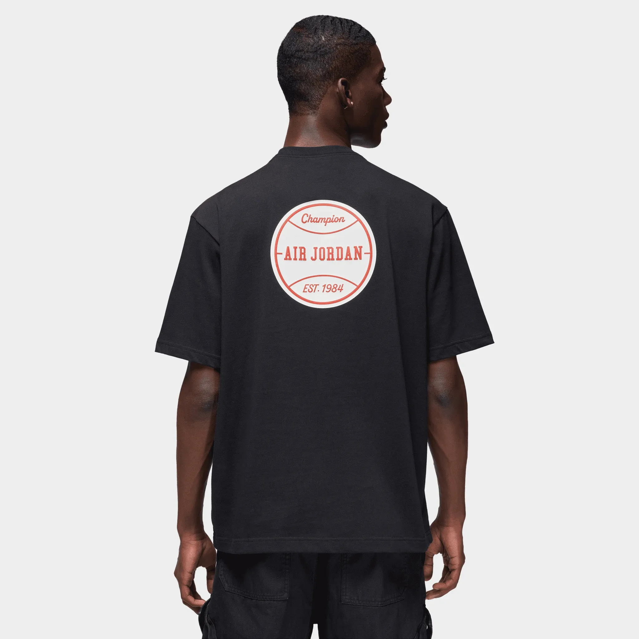 Jordan Flight MVP 85 T-shirt Black / White - Dune Red sold by JD Sports product image thumbnail 2