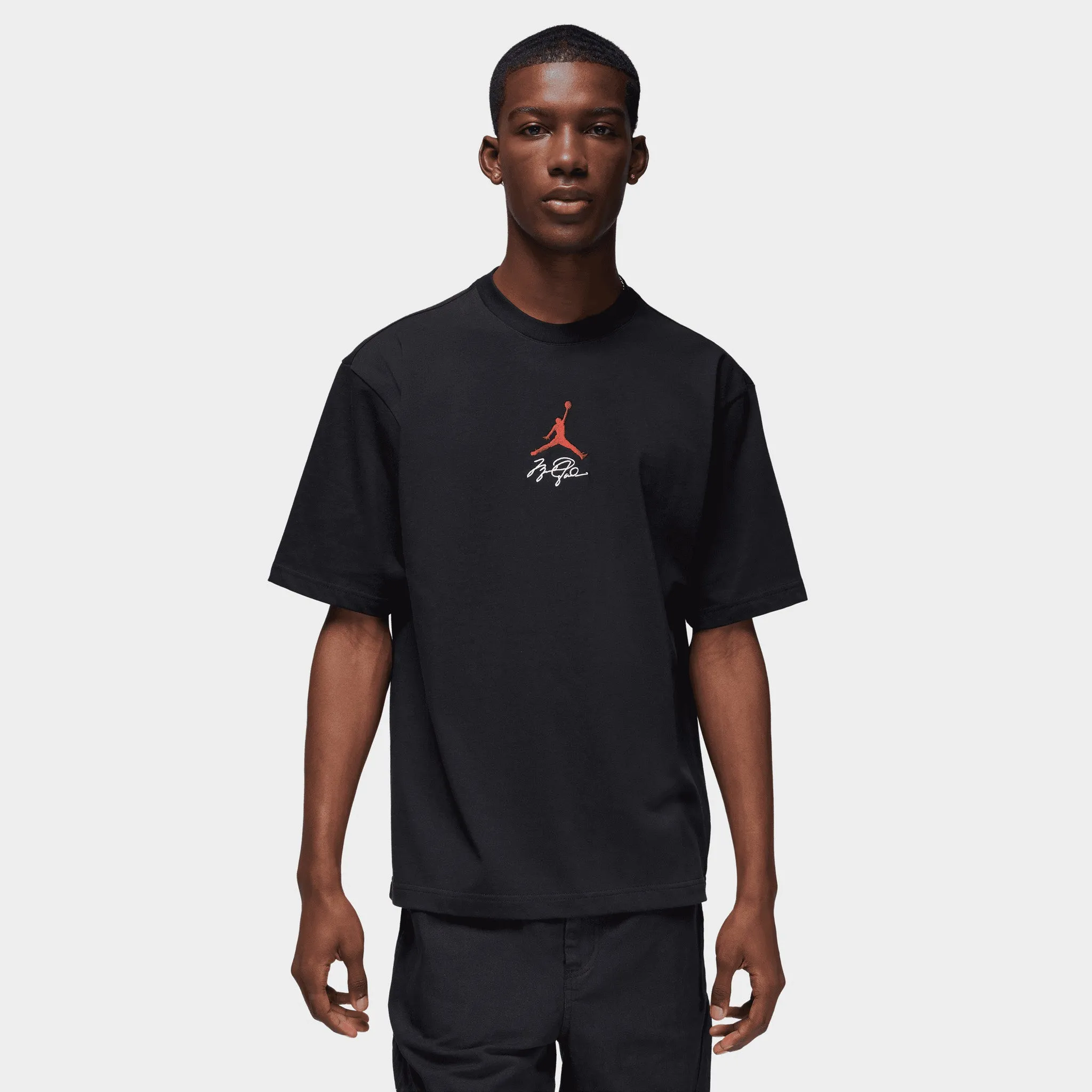 Jordan Flight MVP 85 T-shirt Black / White - Dune Red sold by JD Sports