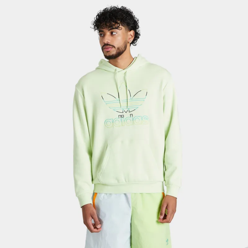 adidas Originals Trefoil Pullover Hoodie / Almost Lime sold by JD Sports