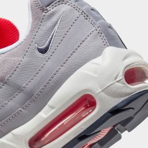 Nike Air Max 95 Cement Grey / Chile Red - Summit White sold by JD Sports