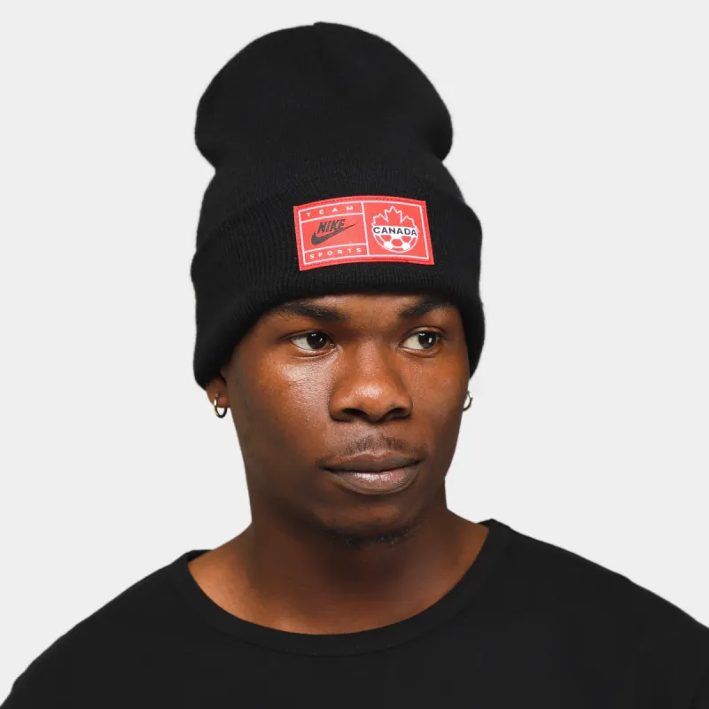 Nike Team Canada Cuffed Beanie / Black sold by JD Sports