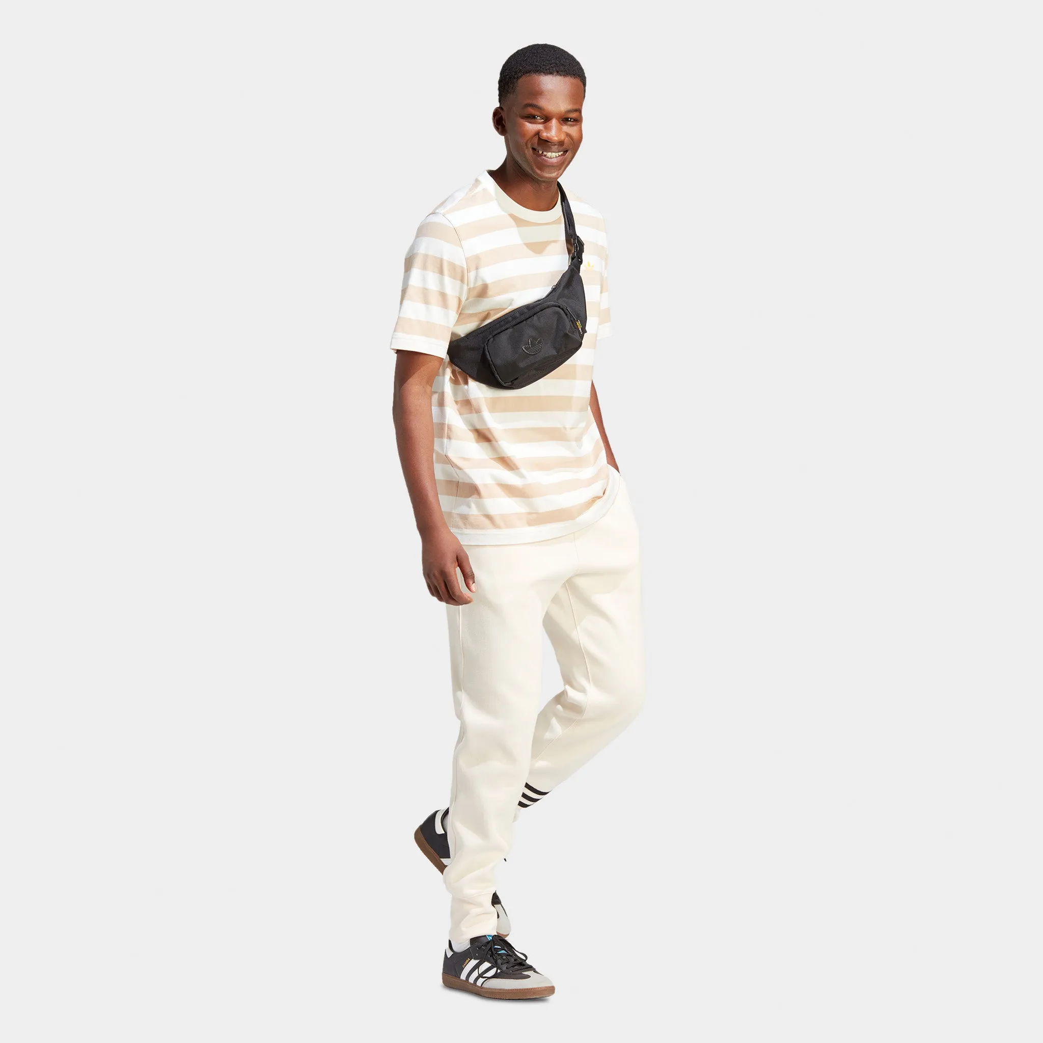 adidas Originals Nice Striped T-shirt / Off White sold by JD Sports product image thumbnail 5
