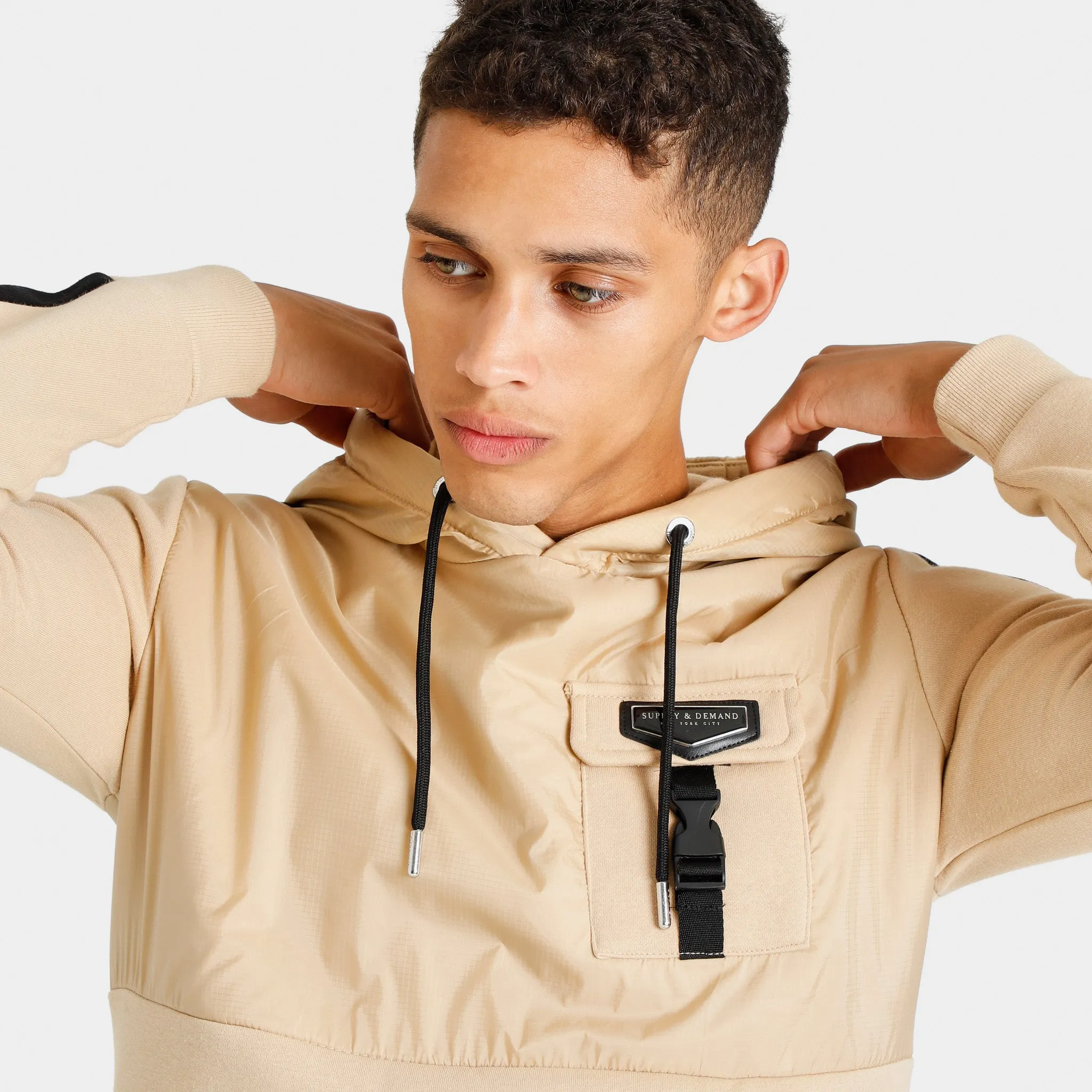 Supply & Demand Illusion Pullover Hoodie / Tan sold by JD Sports product image thumbnail 4