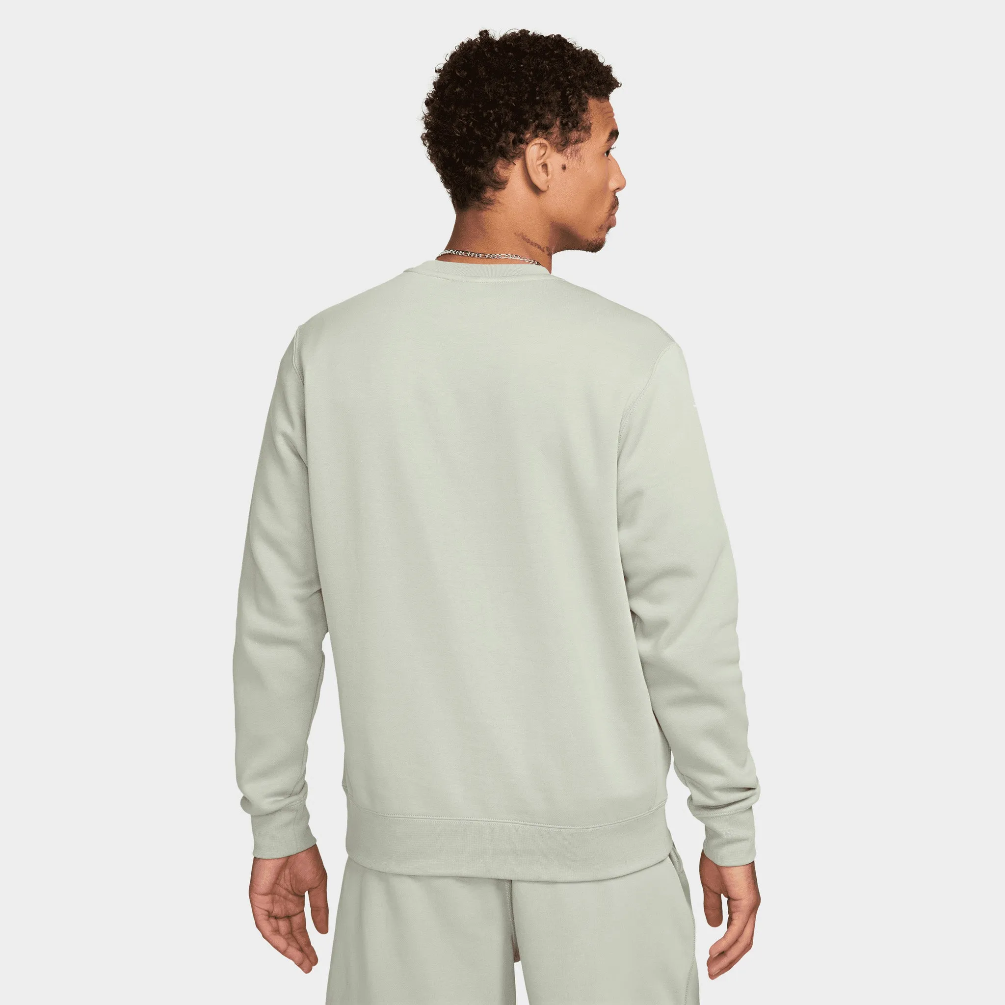 Nike Sportswear Club Fleece Crewneck Jade Horizon / White sold by JD Sports product image thumbnail 2