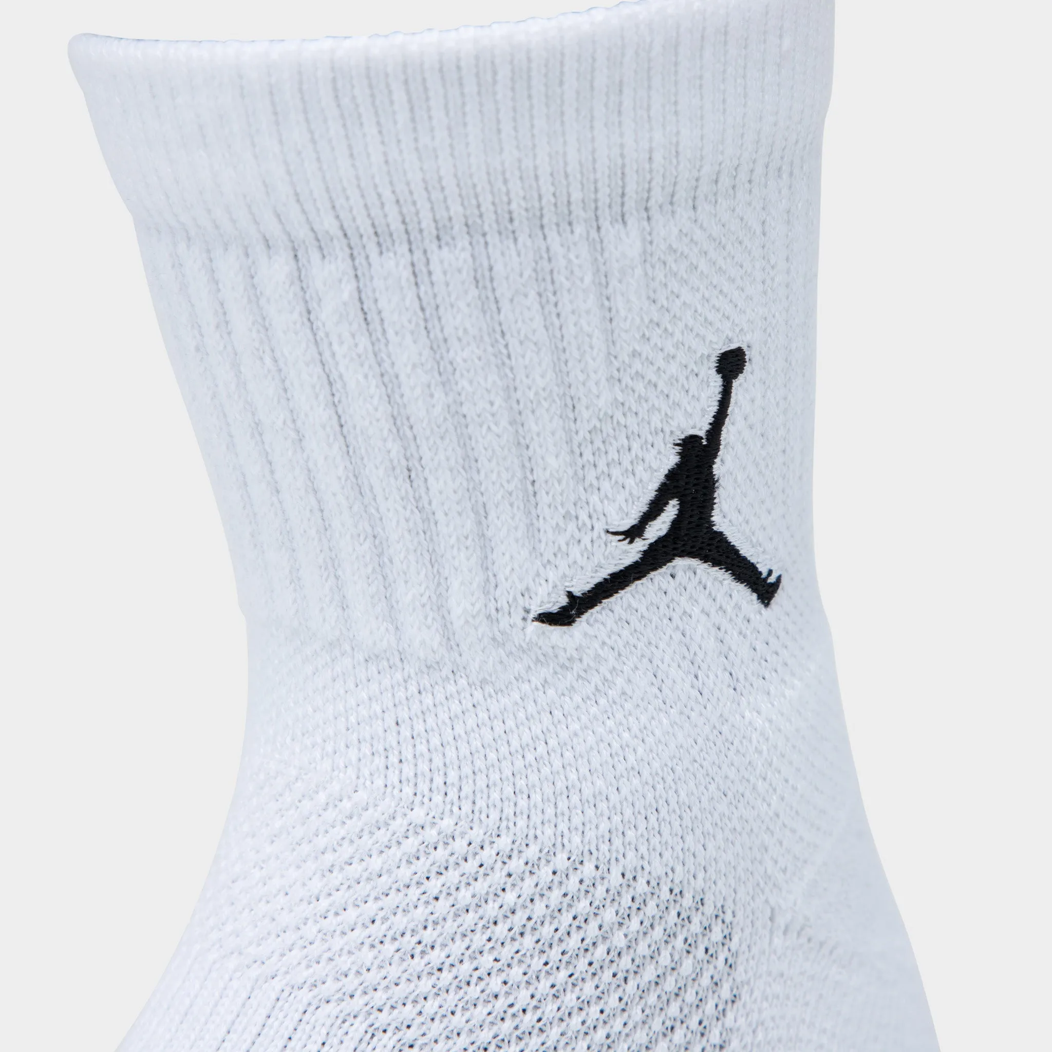 Jordan Everyday Max Quarter Ankle Socks - 3 Pack White / White - Black sold by JD Sports product image thumbnail 3