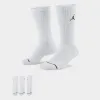 Jordan Everyday Max Quarter Ankle Socks - 3 Pack White / White - Black sold by JD Sports