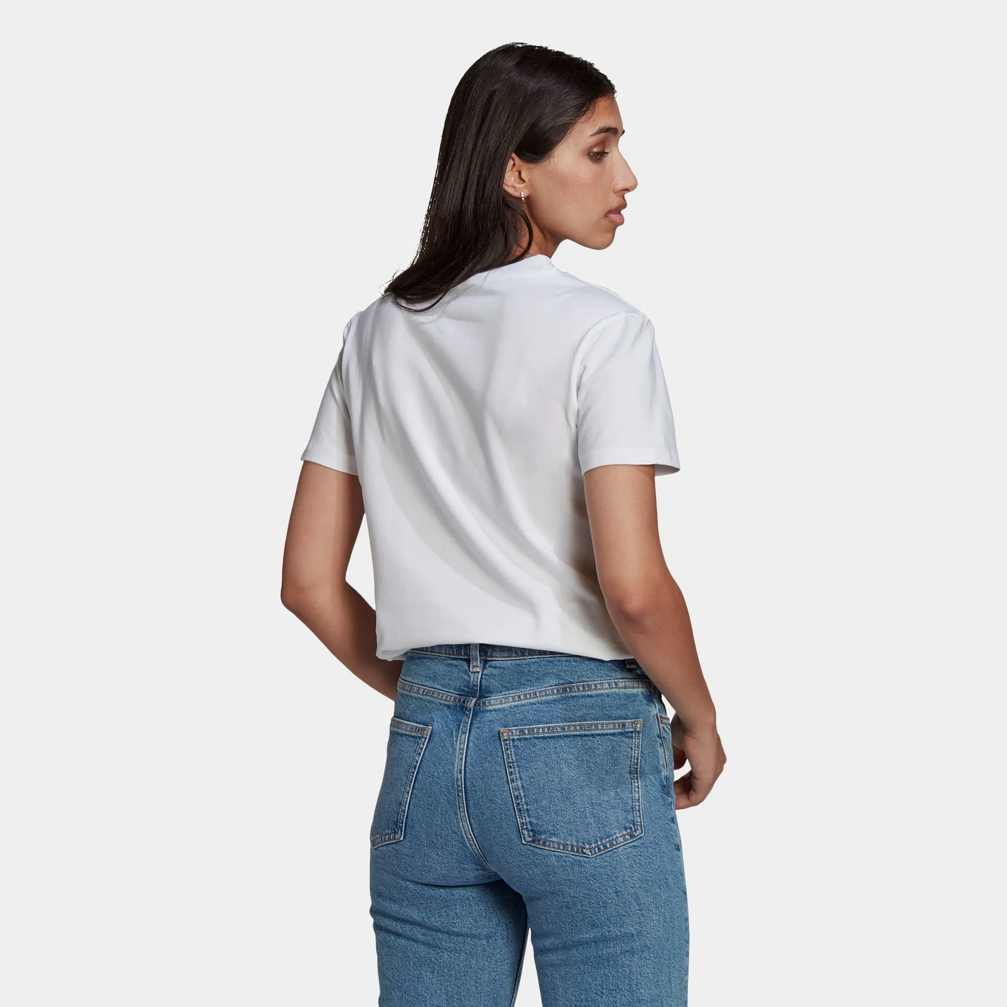adidas Originals Women's Trefoil T-shirt / White sold by JD Sports product image thumbnail 2