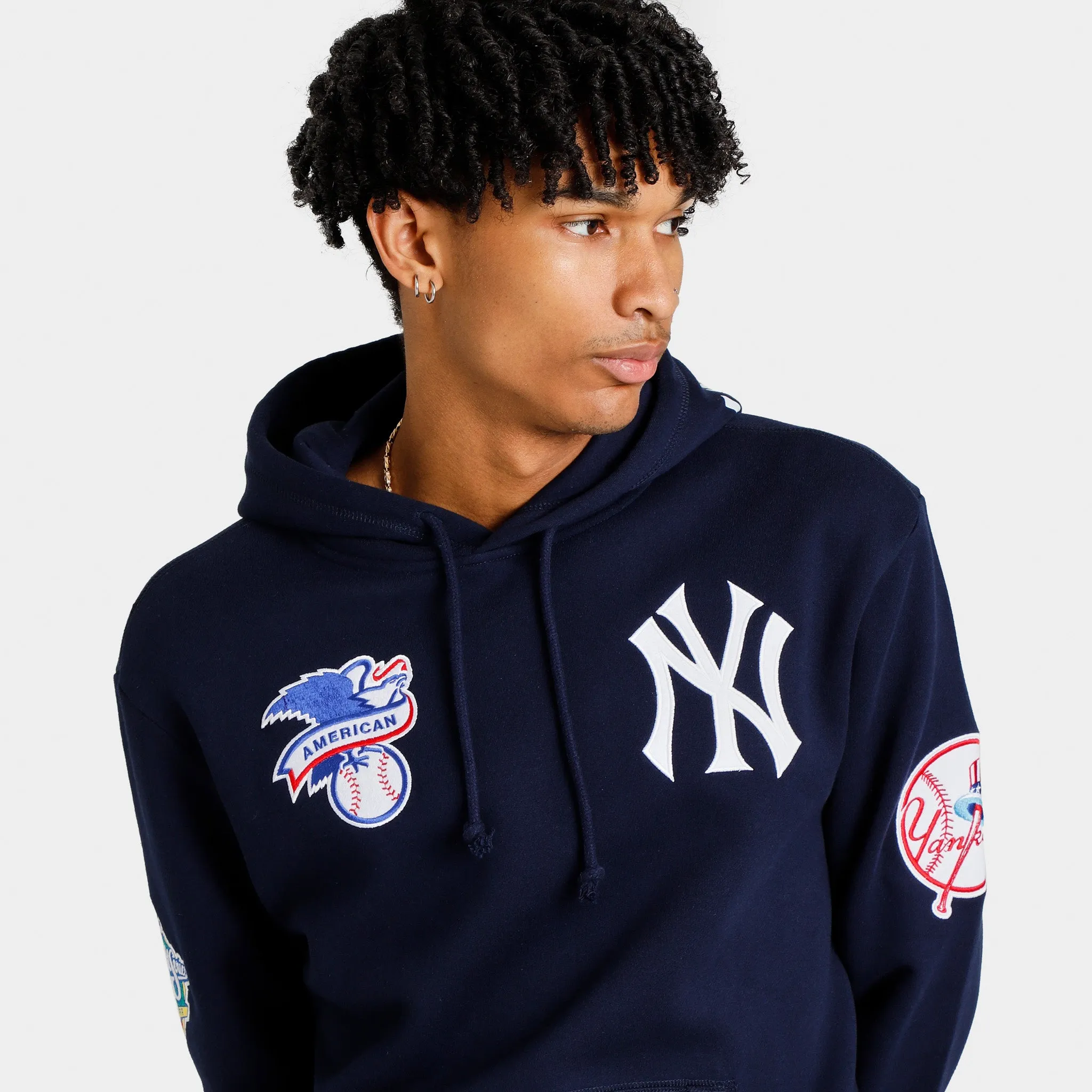Mitchell & Ness Yankees City Collection Pullover Hoodie / Navy sold by JD Sports product image thumbnail 3