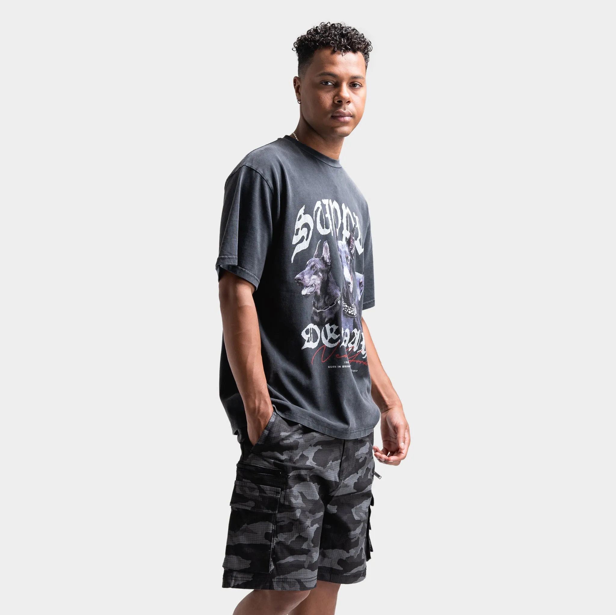 Supply & Demand Brooker T-Shirt / Black sold by JD Sports