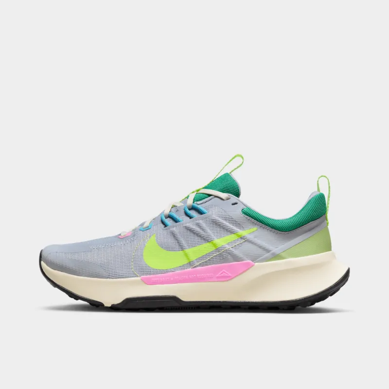 Nike Juniper Trail 2 Wolf grey / Volt - Pink Spell sold by JD Sports