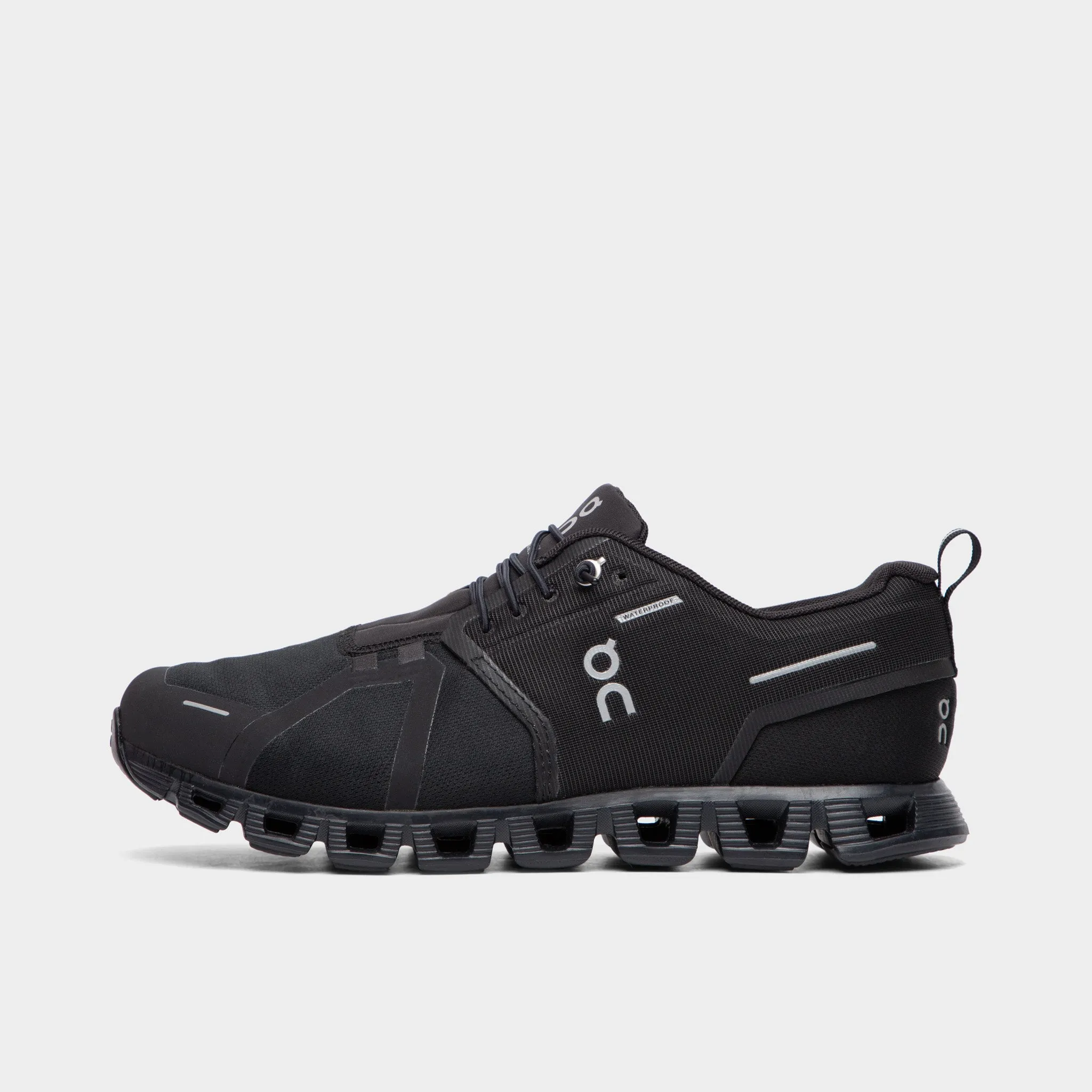 On Cloud 5 Waterproof / All Black sold by JD Sports