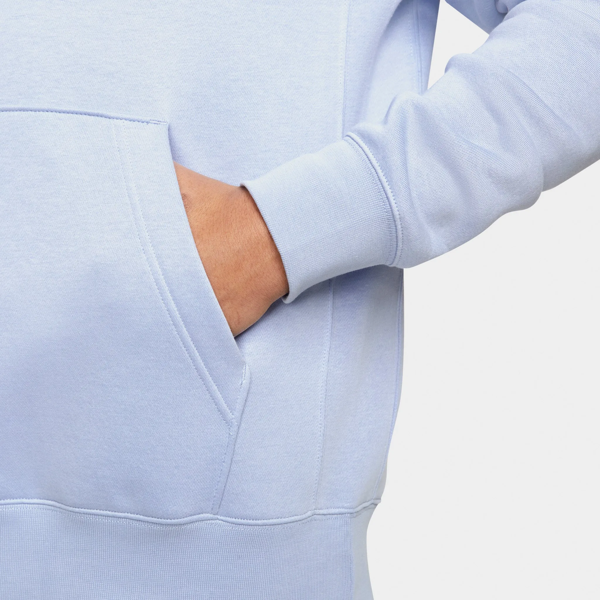 Nike Sportswear Club Fleece Graphic Pullover Hoodie Light Marine / Light Marine - White sold by JD Sports product image thumbnail 4