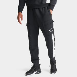 Nike Air Fleece Cargo Pants Black / Summit White sold by JD Sports