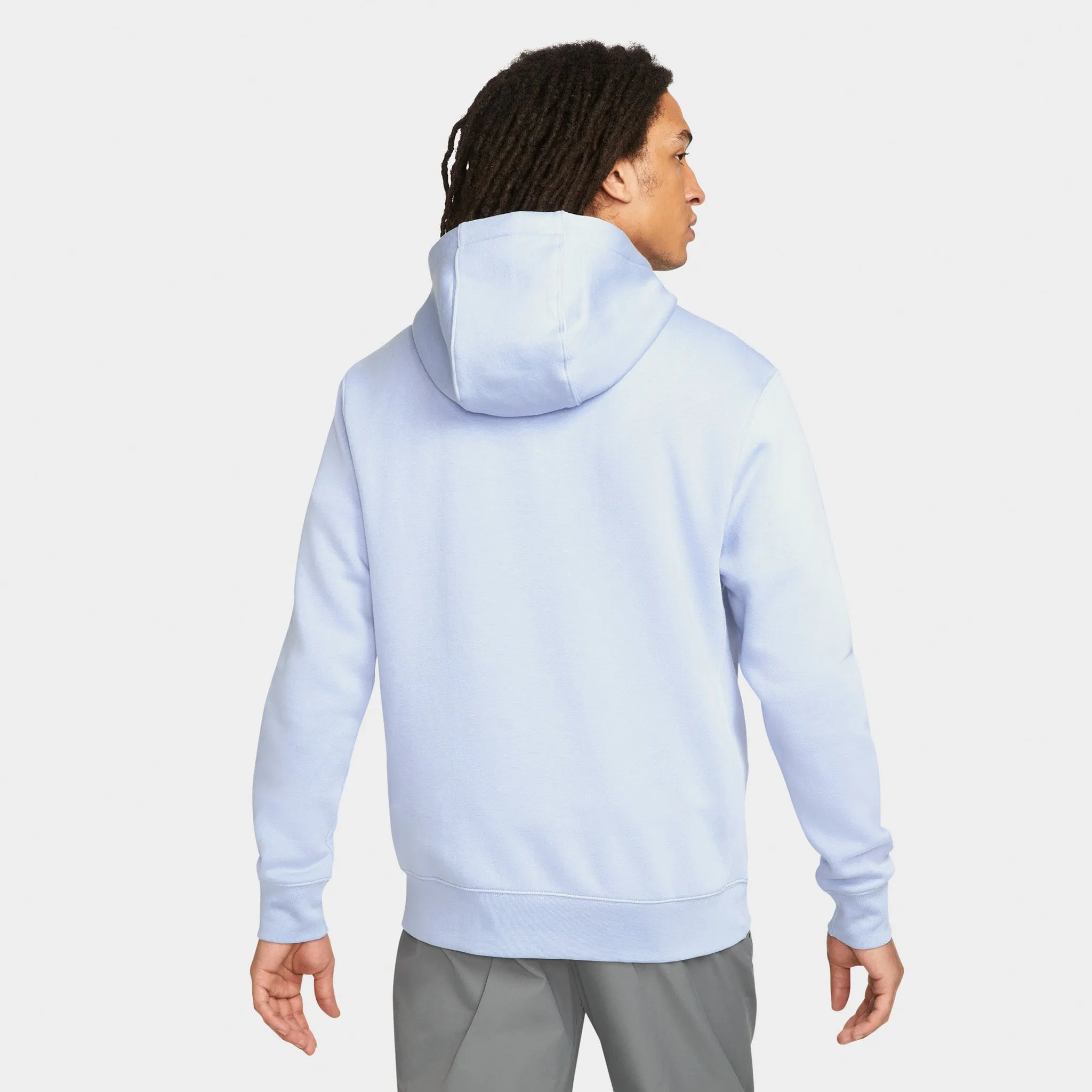 Nike Sportswear Club Fleece Graphic Pullover Hoodie Light Marine / Light Marine - White sold by JD Sports product image thumbnail 2