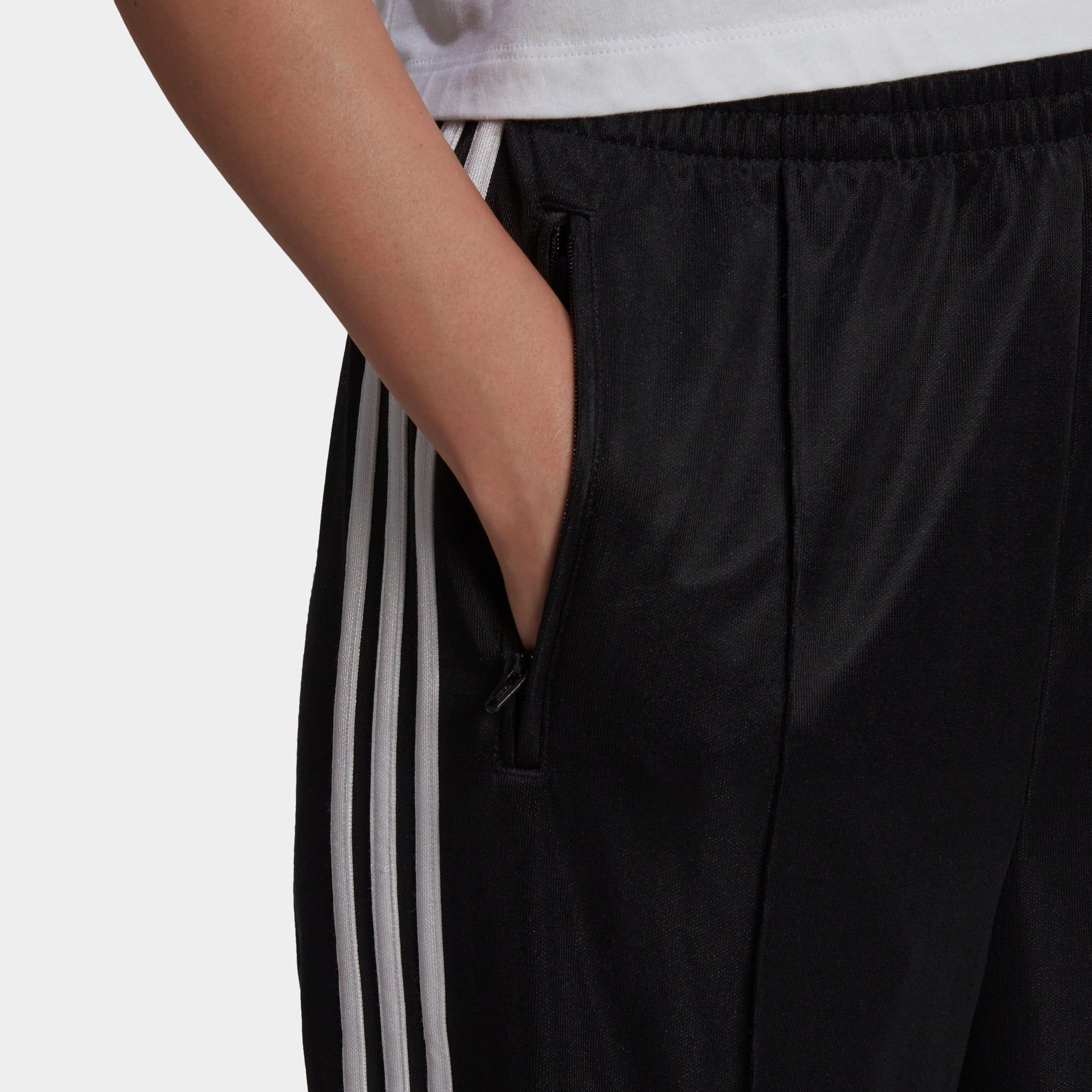 adidas Originals Women's Adicolor Classics High-Shine Straight-Leg Track Pants / Black sold by JD Sports product image thumbnail 3