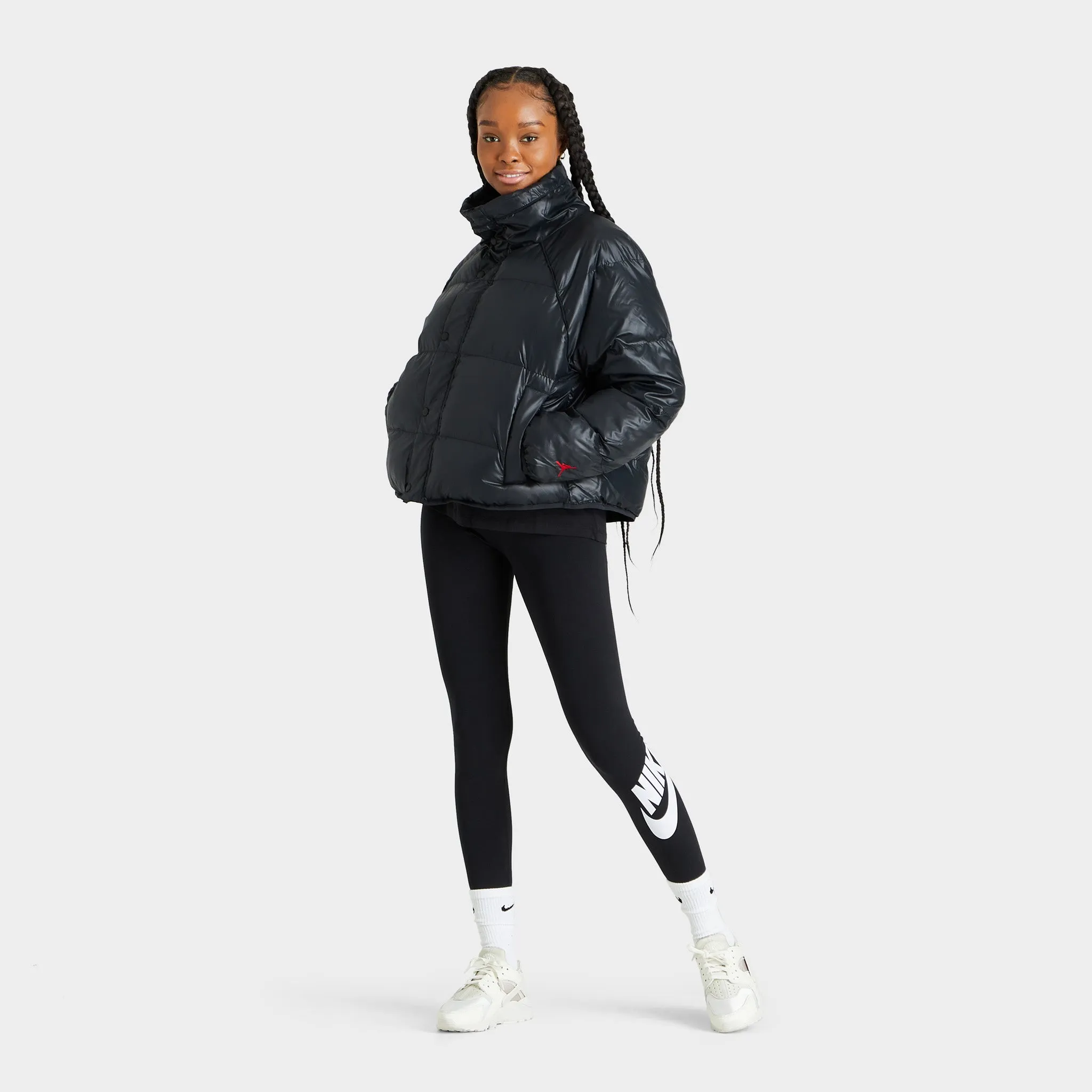 Jordan Women's Flight Puffer Jacket / Black sold by JD Sports product image thumbnail 5