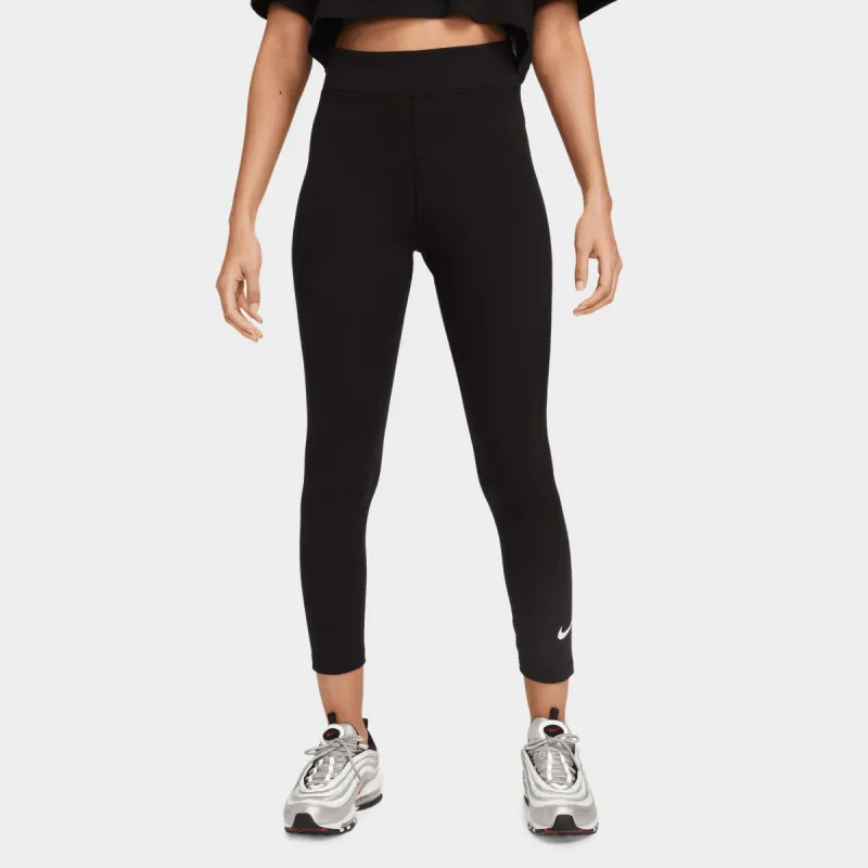 Nike Sportswear Women's Classics High-Waisted  7/8 Leggings Black / Sail sold by JD Sports