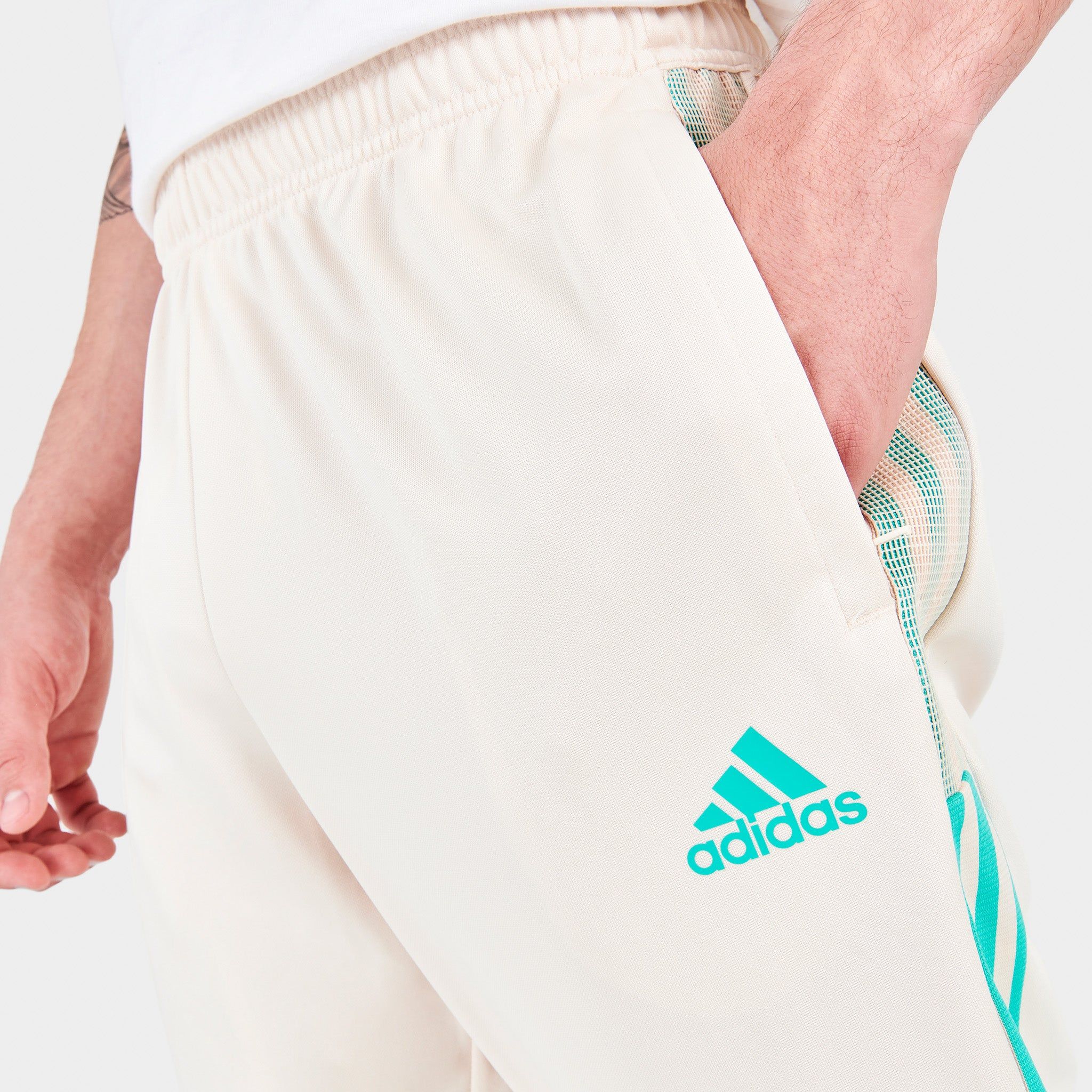 adidas Tiro Track Pants Wonder White / Mint sold by JD Sports product image thumbnail 4