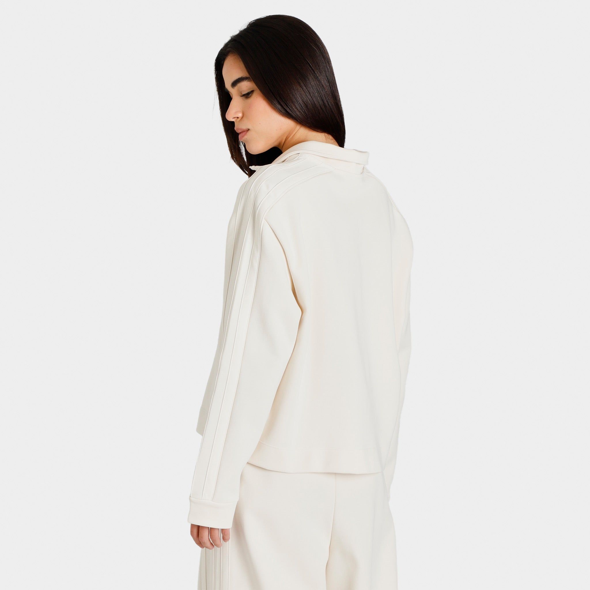 adidas Originals Women’s Adicolor Contempo Chunky Stripes Track Jacket / Wonder White sold by JD Sports product image thumbnail 2