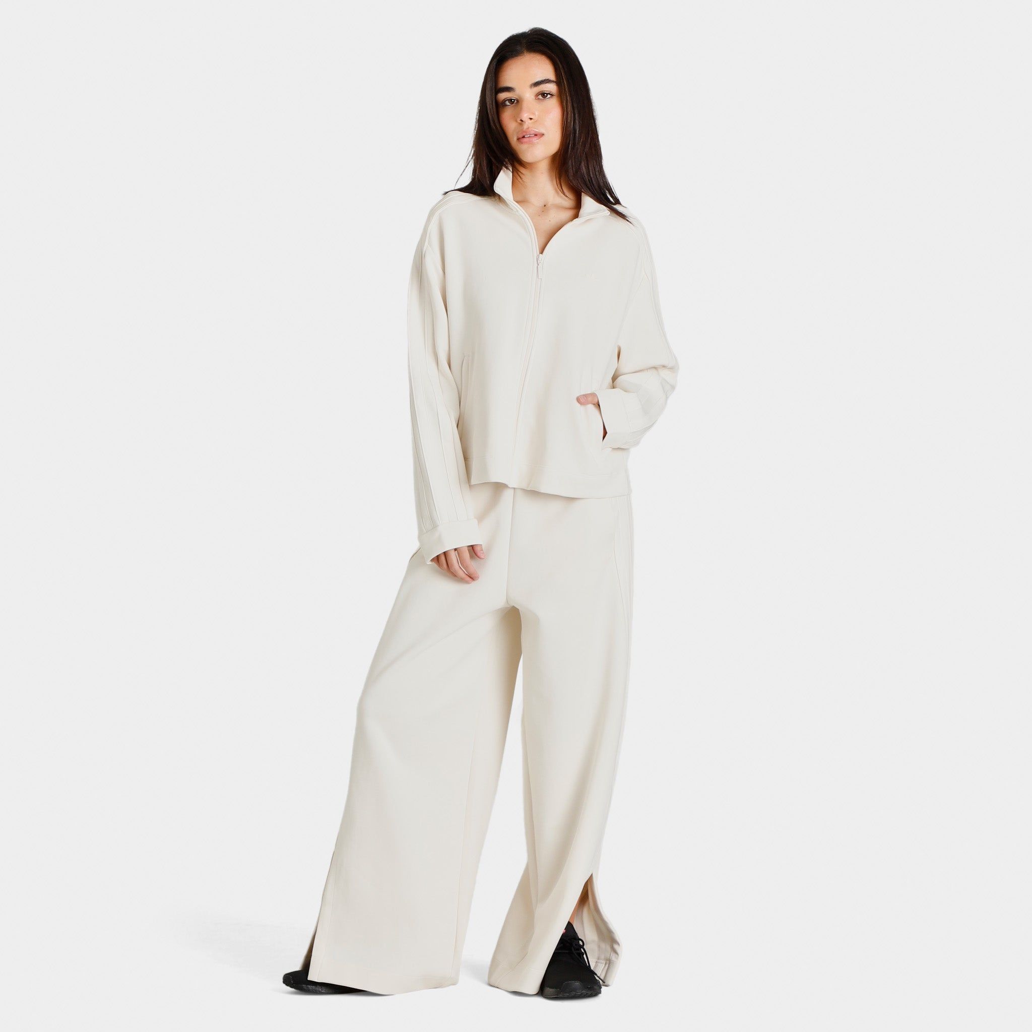 adidas Originals Women’s Adicolor Contempo Chunky Stripes Track Jacket / Wonder White sold by JD Sports product image thumbnail 5