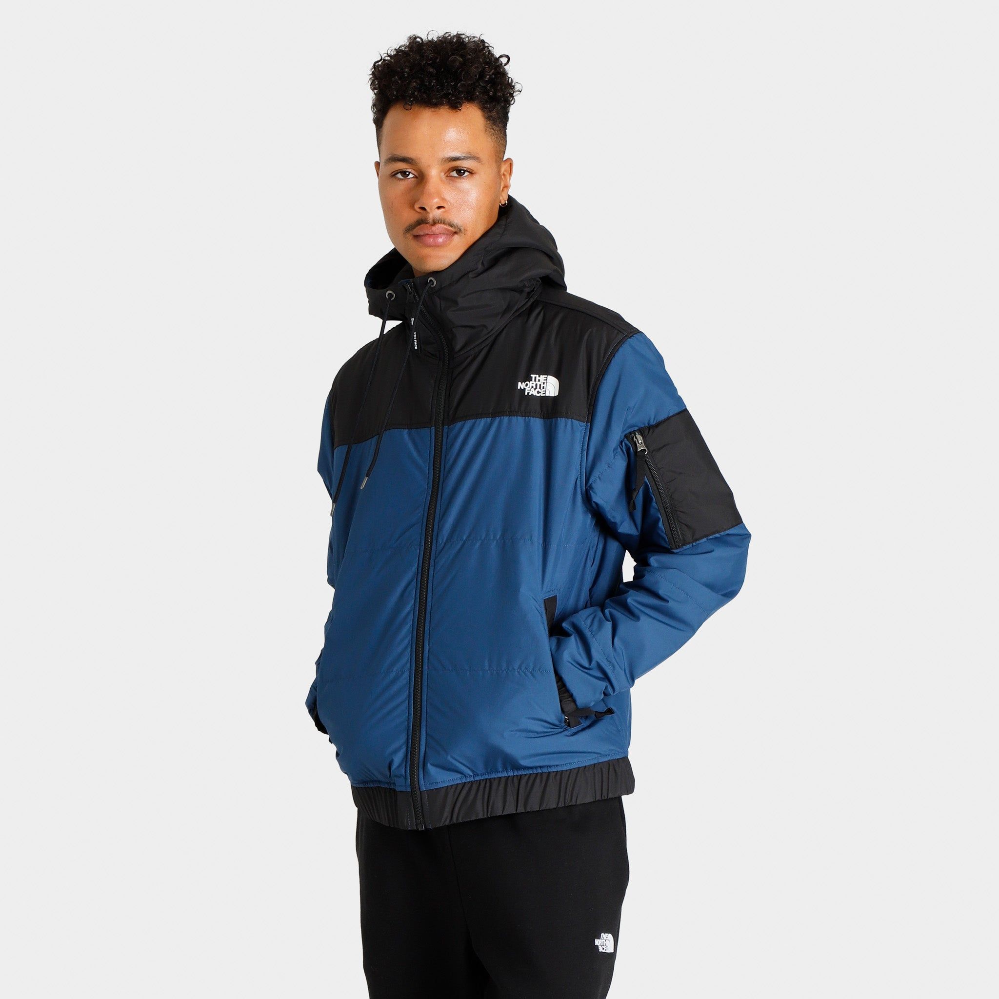 The North Face Highrail Bomber Jacket / Shady Blue sold by JD Sports