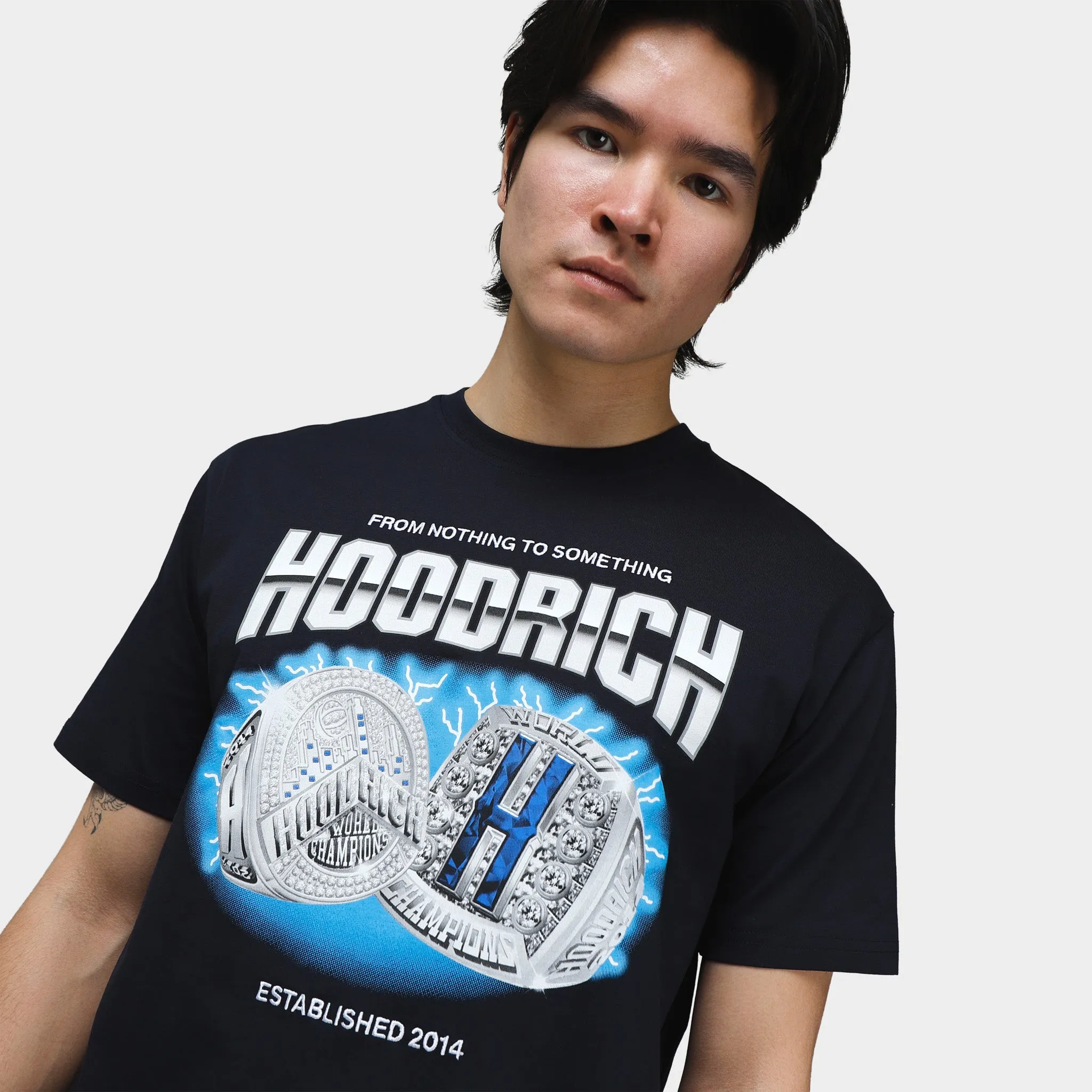 Hoodrich Championship T-shirt Sky Captain / White - Deja Vu