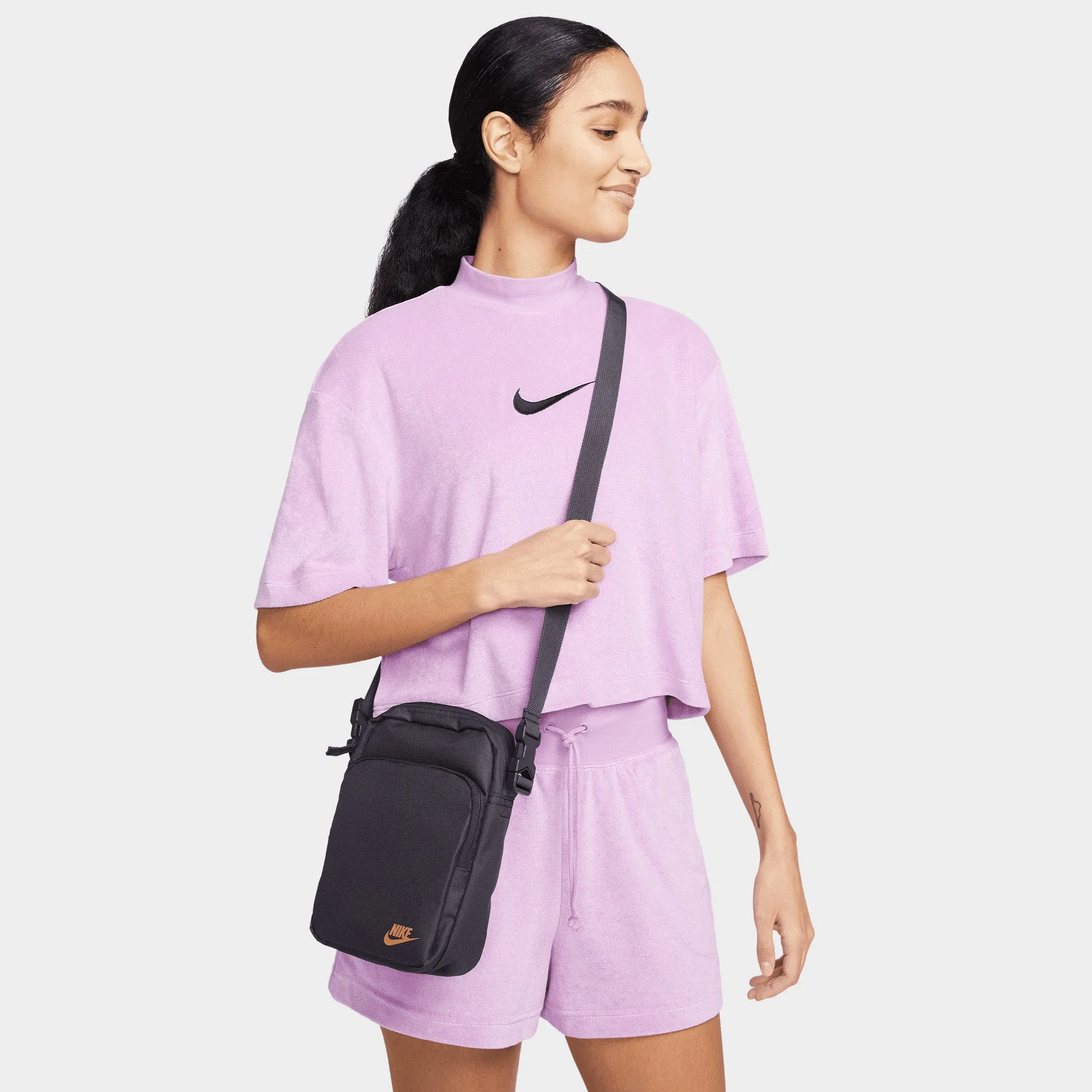 Nike Heritage 4L Crossbody Bag Gridiron / Gridiron - Monarch sold by JD Sports