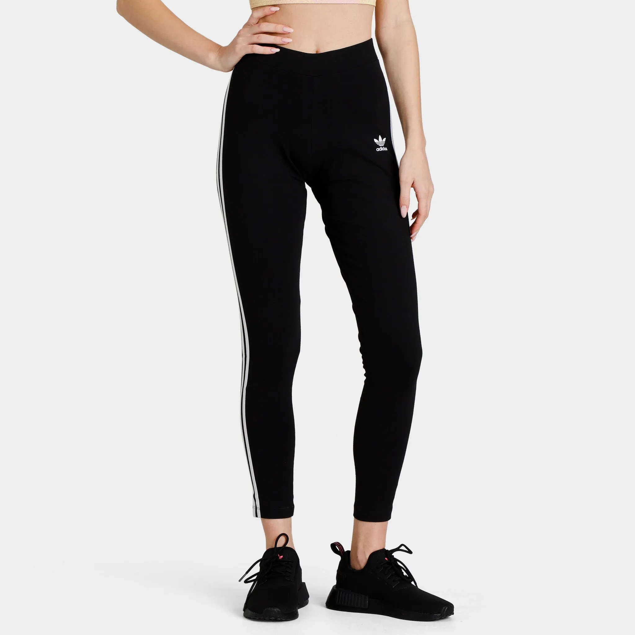 adidas Originals 3 Stripes Tights / Black sold by JD Sports