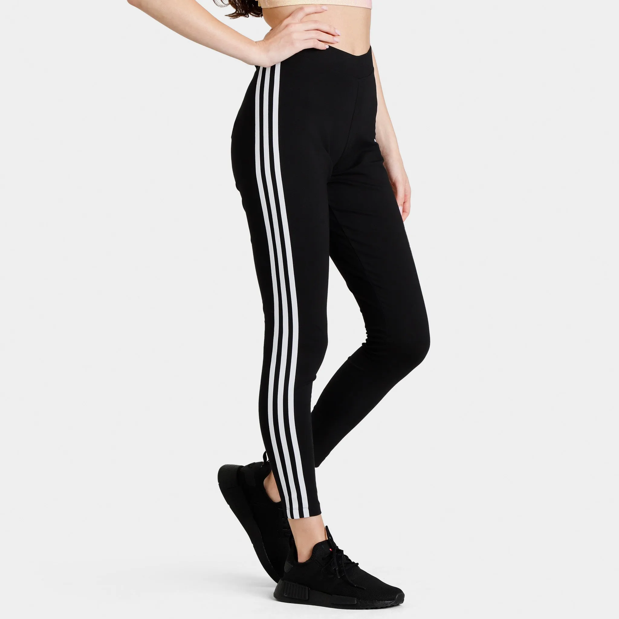 adidas Originals 3 Stripes Tights / Black sold by JD Sports product image thumbnail 3