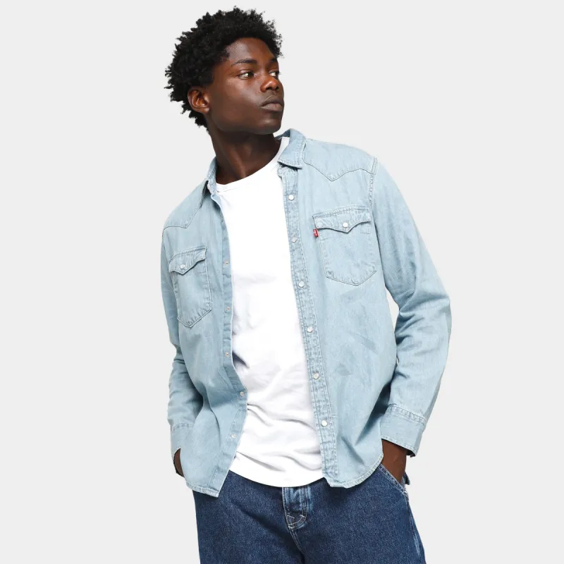 Levi’s Classic Western Standard Fit Shirt / Red Cast Stonewash sold by JD Sports