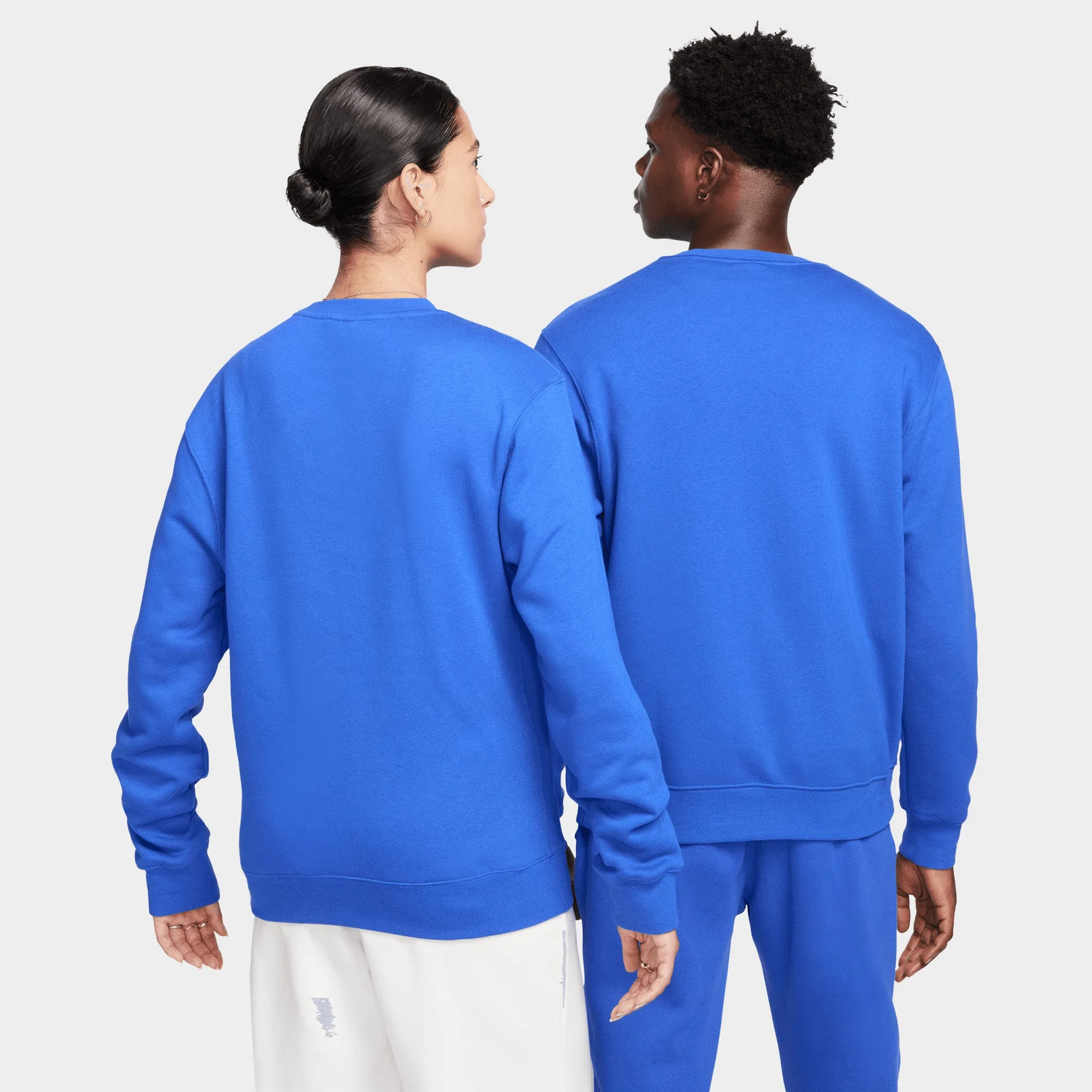Nike Sportswear Club Fleece Crewneck Game Royal / White sold by JD Sports product image thumbnail 2