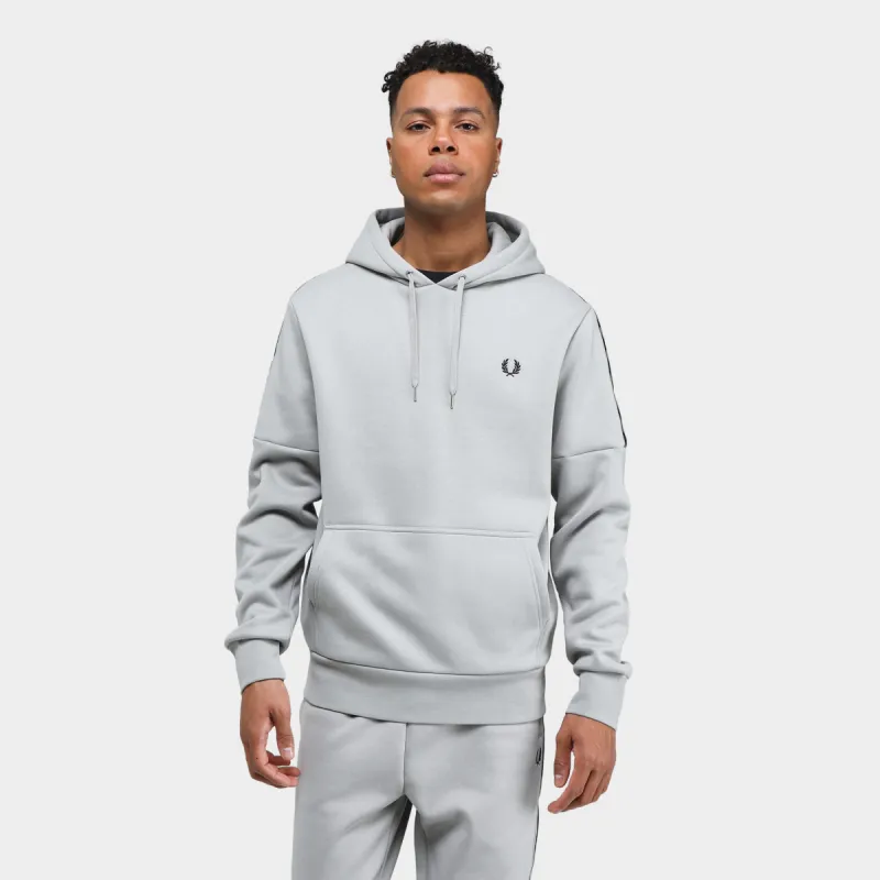 Fred Perry Panelled Tape Pullover Hoodie / Limestone sold by JD Sports