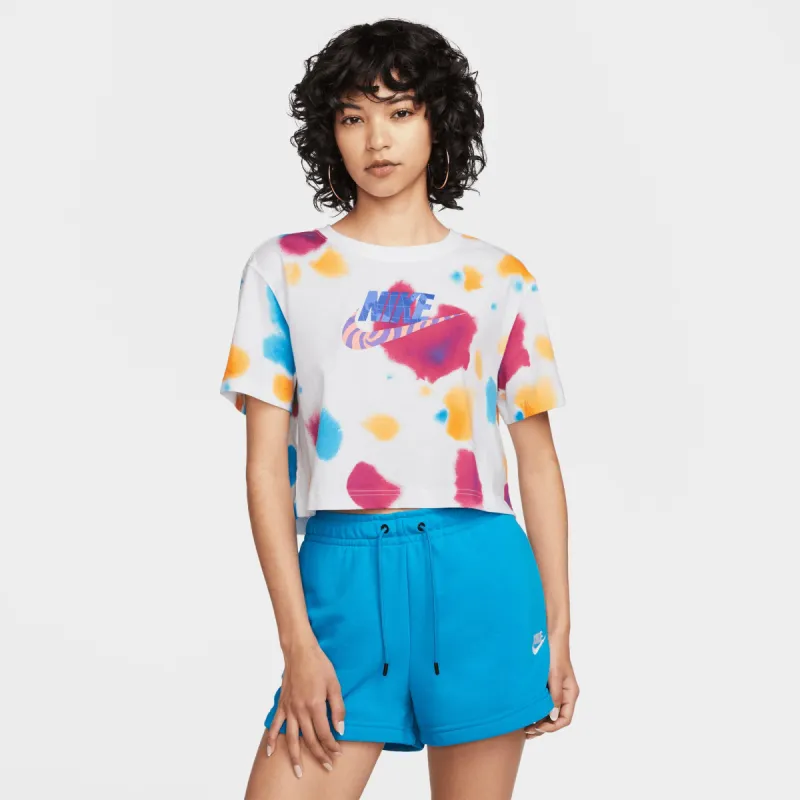 Nike Sportswear Women's Festival Cropped T-shirt / White sold by JD Sports
