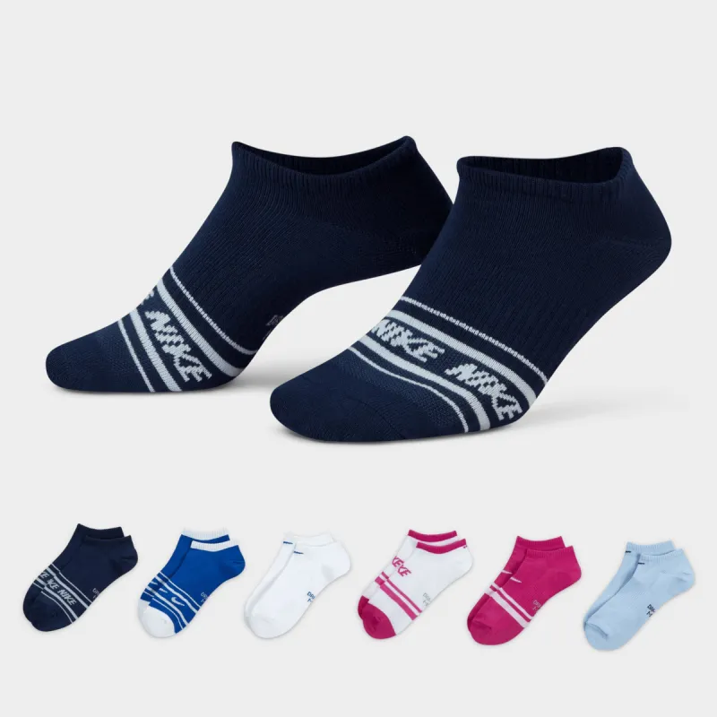 Nike Women's Everyday Lightweight No Show Socks / Multi-color sold by JD Sports